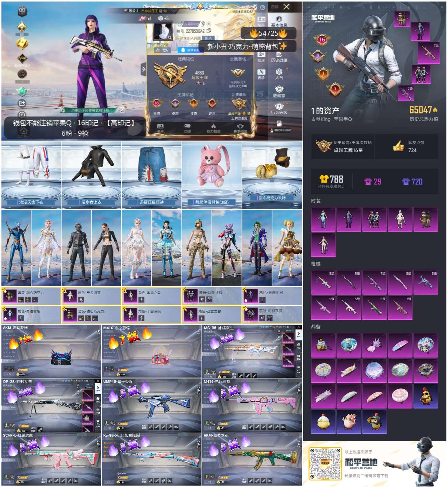 HPSJ3450204和平精英账号详情图3