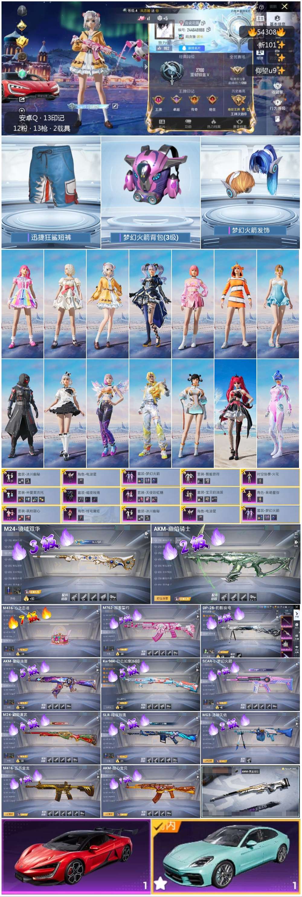 HPSJ3446288和平精英账号详情图4