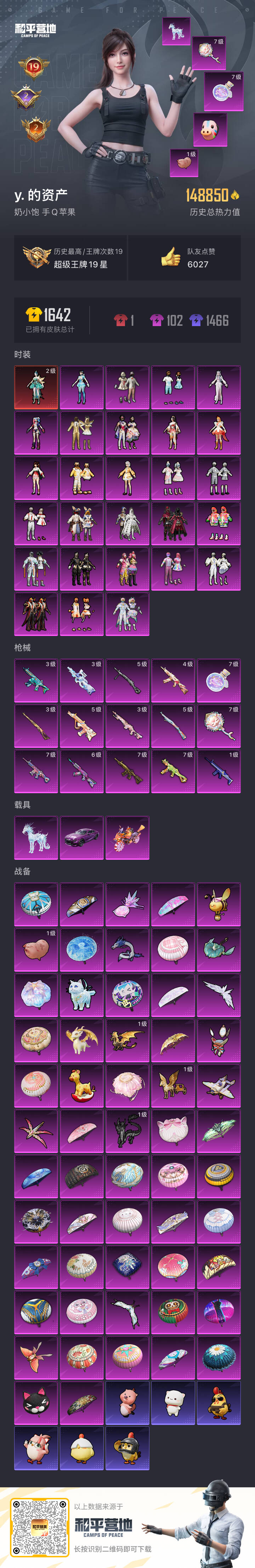 HPSJ3450184和平精英账号详情图2