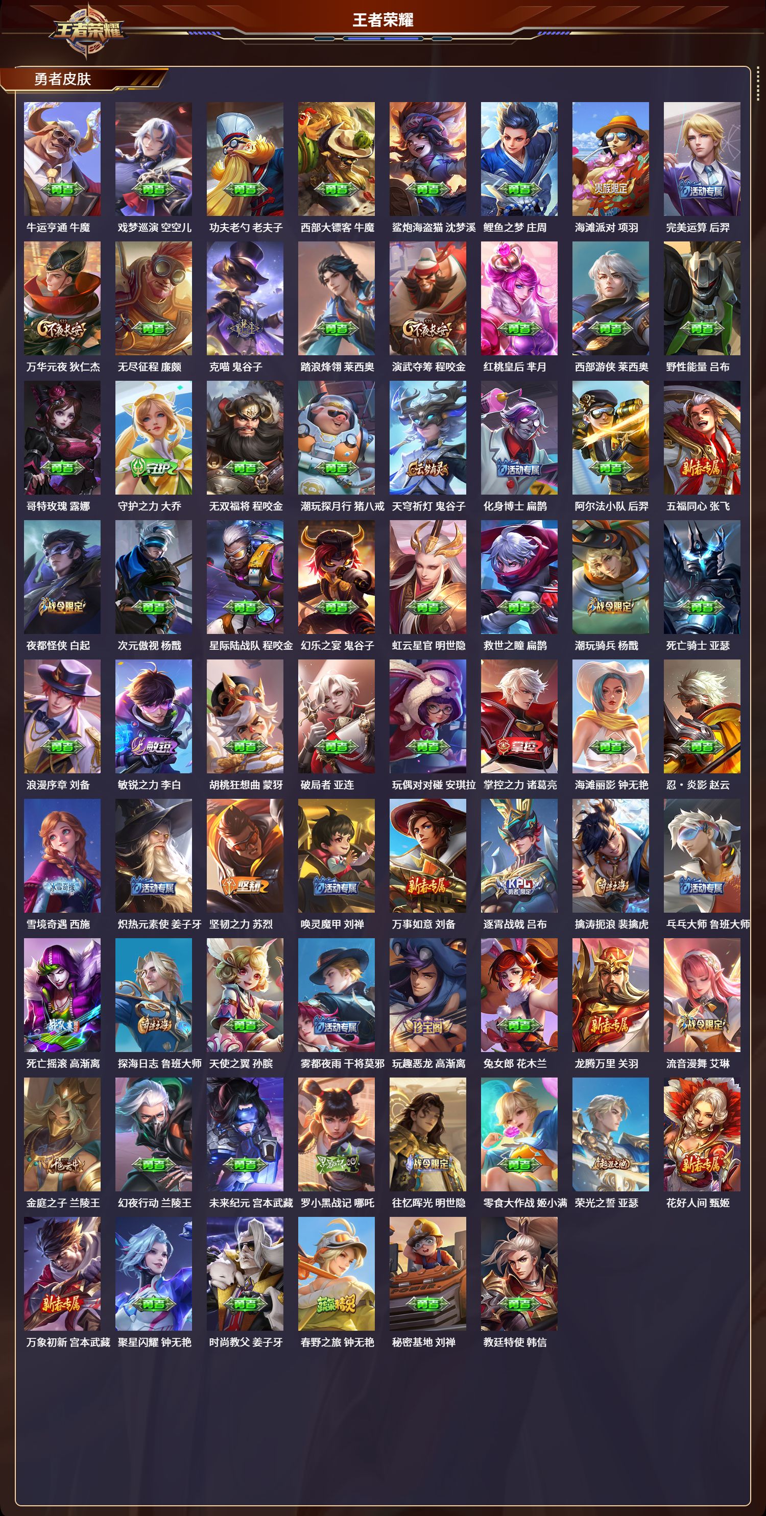 WZLX4221027王者荣耀账号详情图6