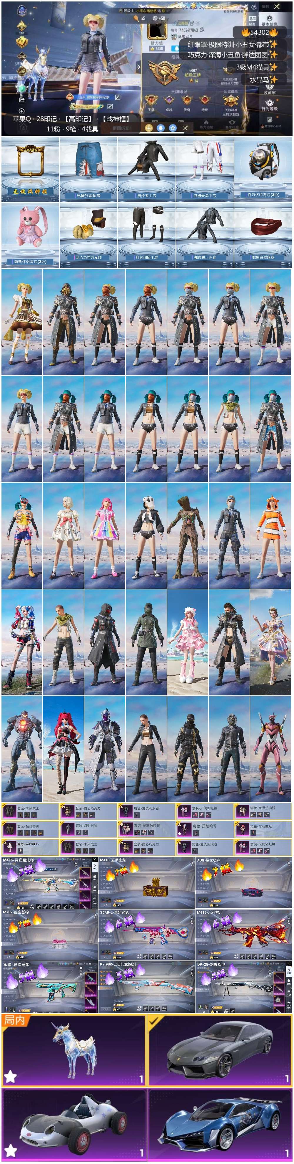 HPSJ3446206和平精英账号详情图2