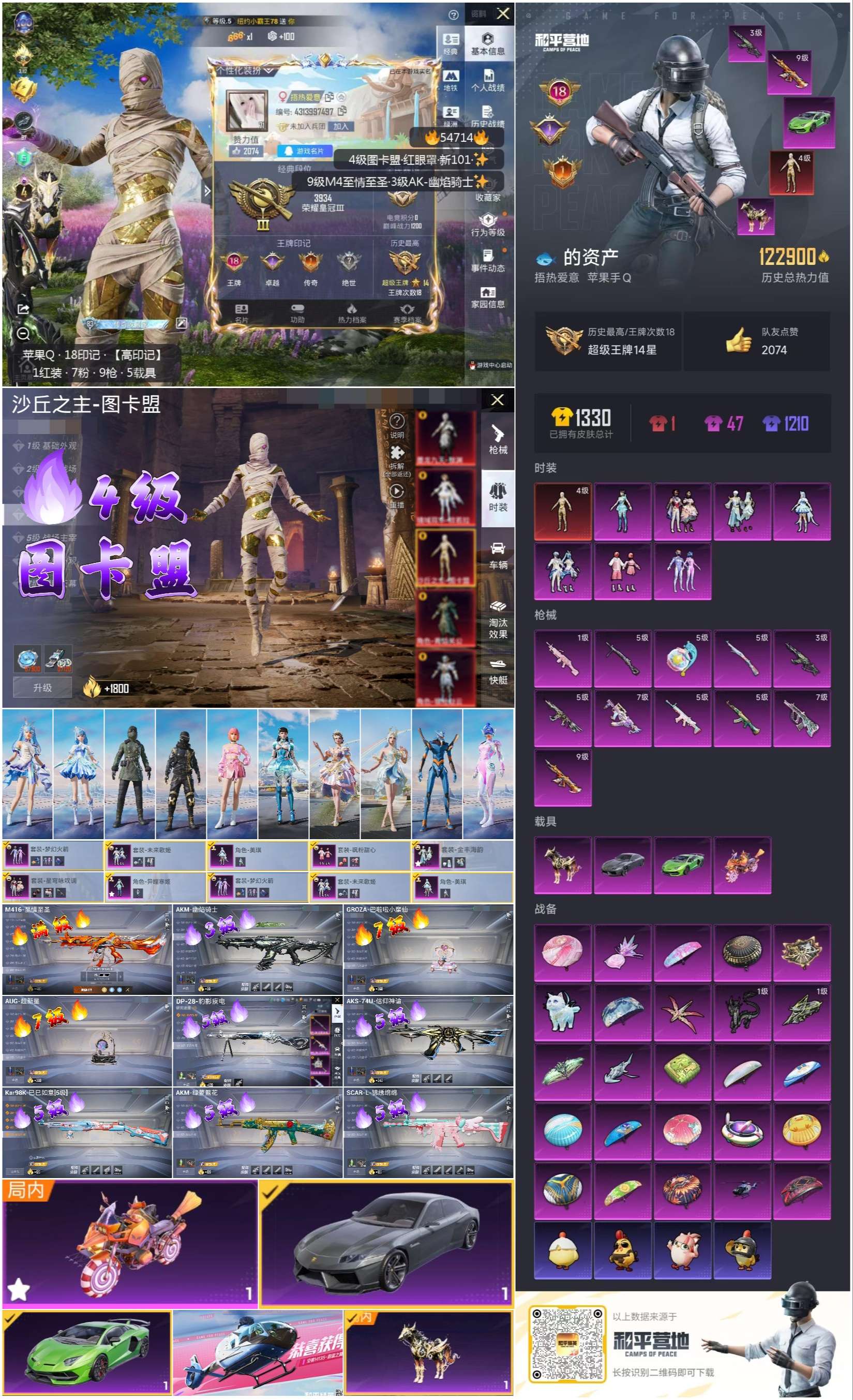 HPSJ3450136和平精英账号详情图4 HPSJ3450136和平精英账号详情图4