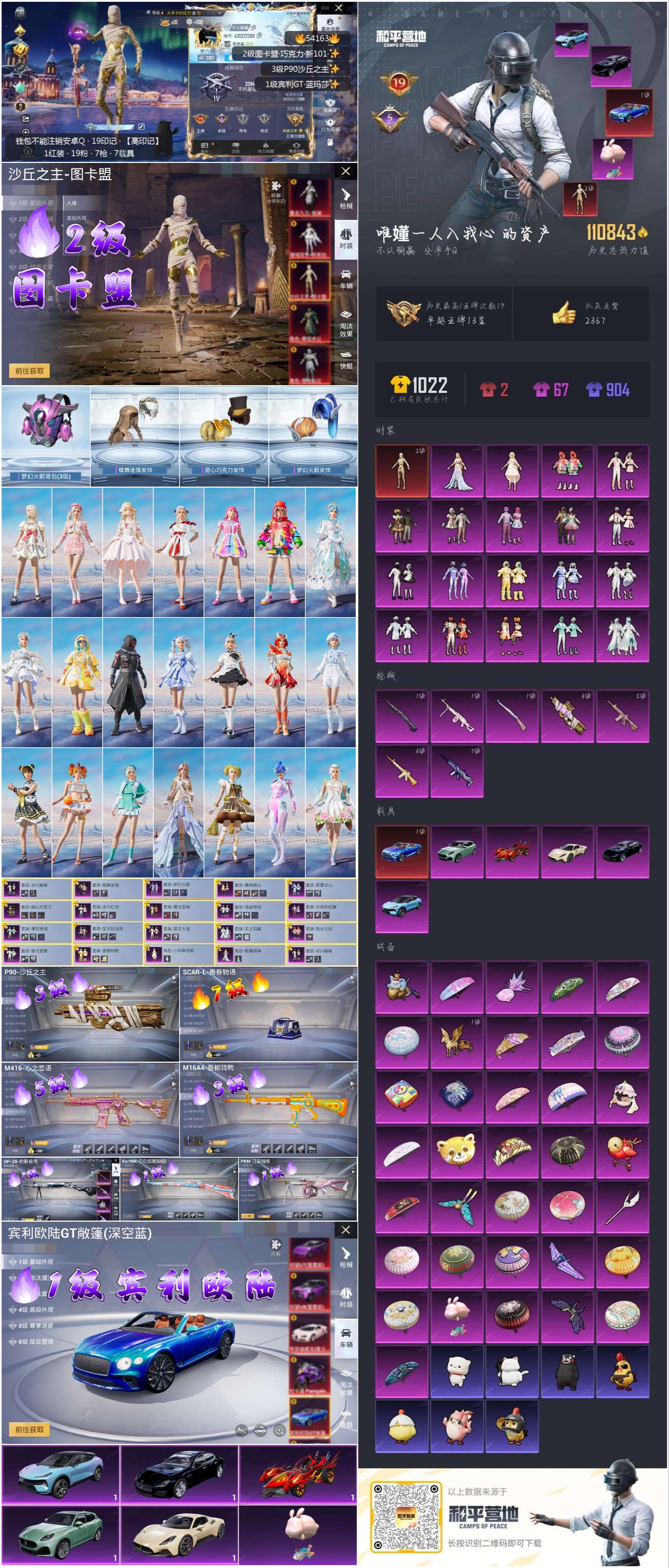 HPSJ3446363和平精英账号详情图4