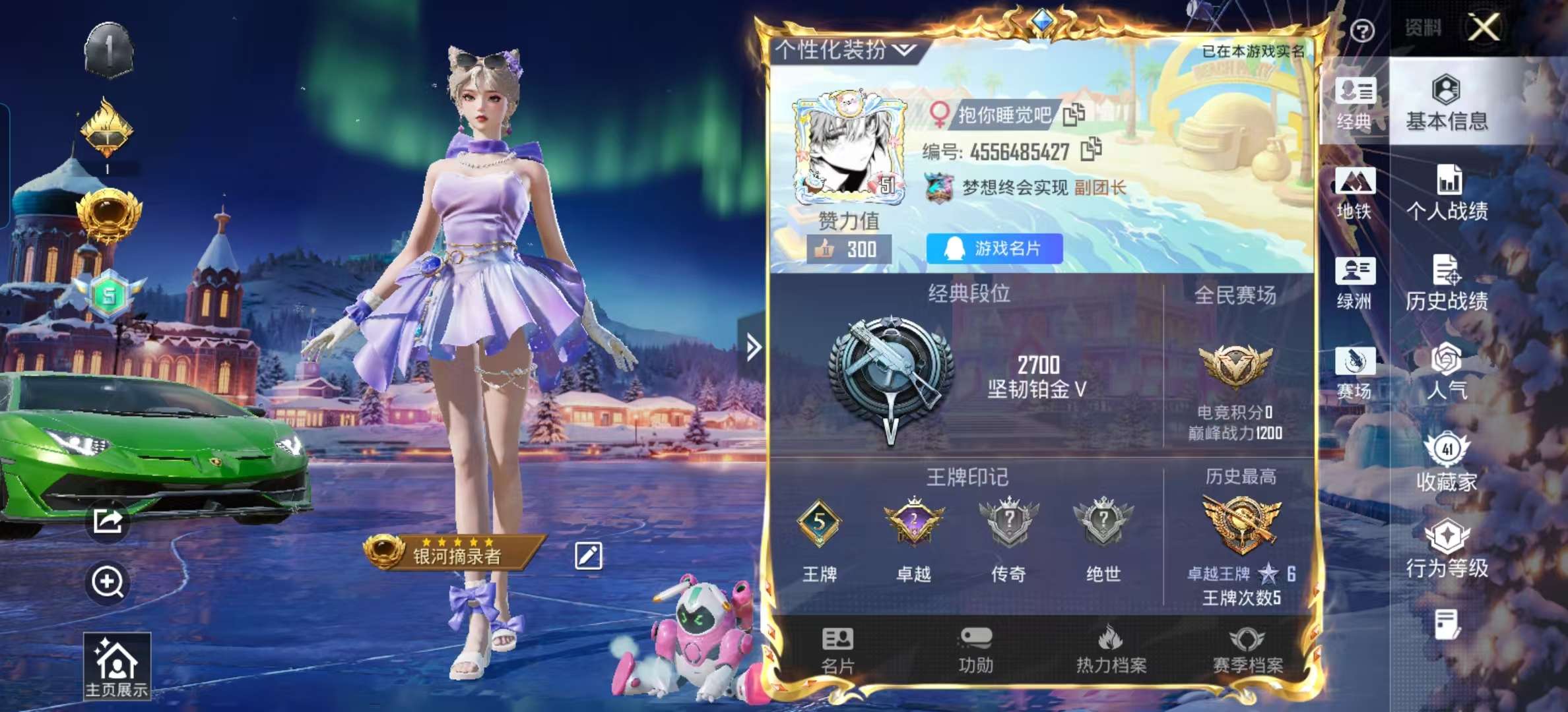 HPSJ3446201和平精英账号详情图2