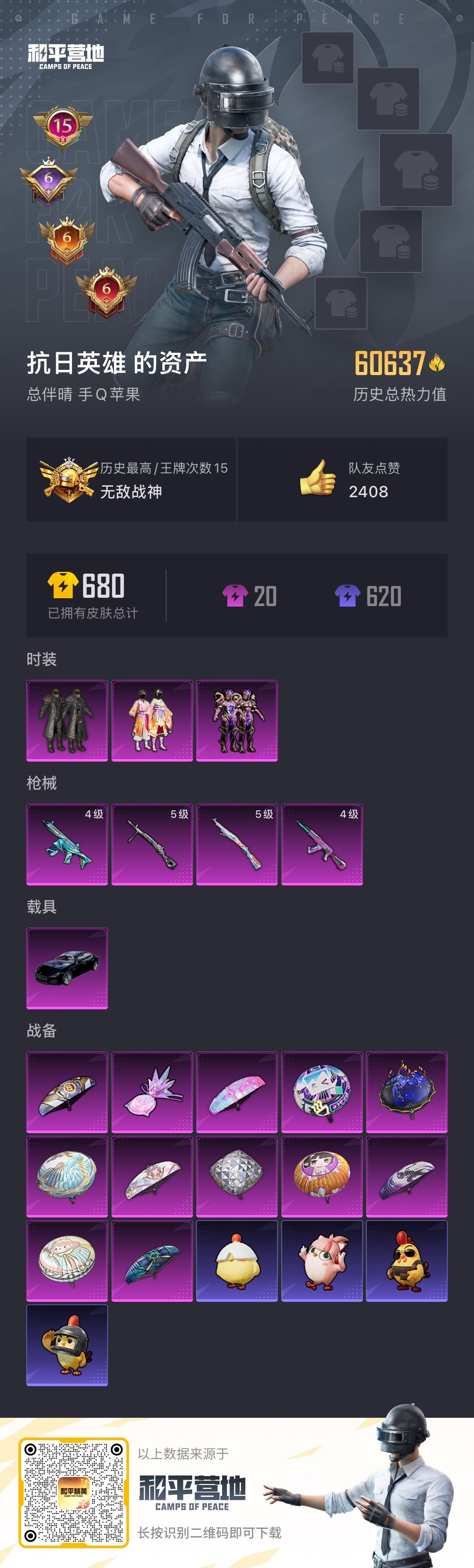 HPSJ3450194和平精英账号详情图2 HPSJ3450194和平精英账号详情图2