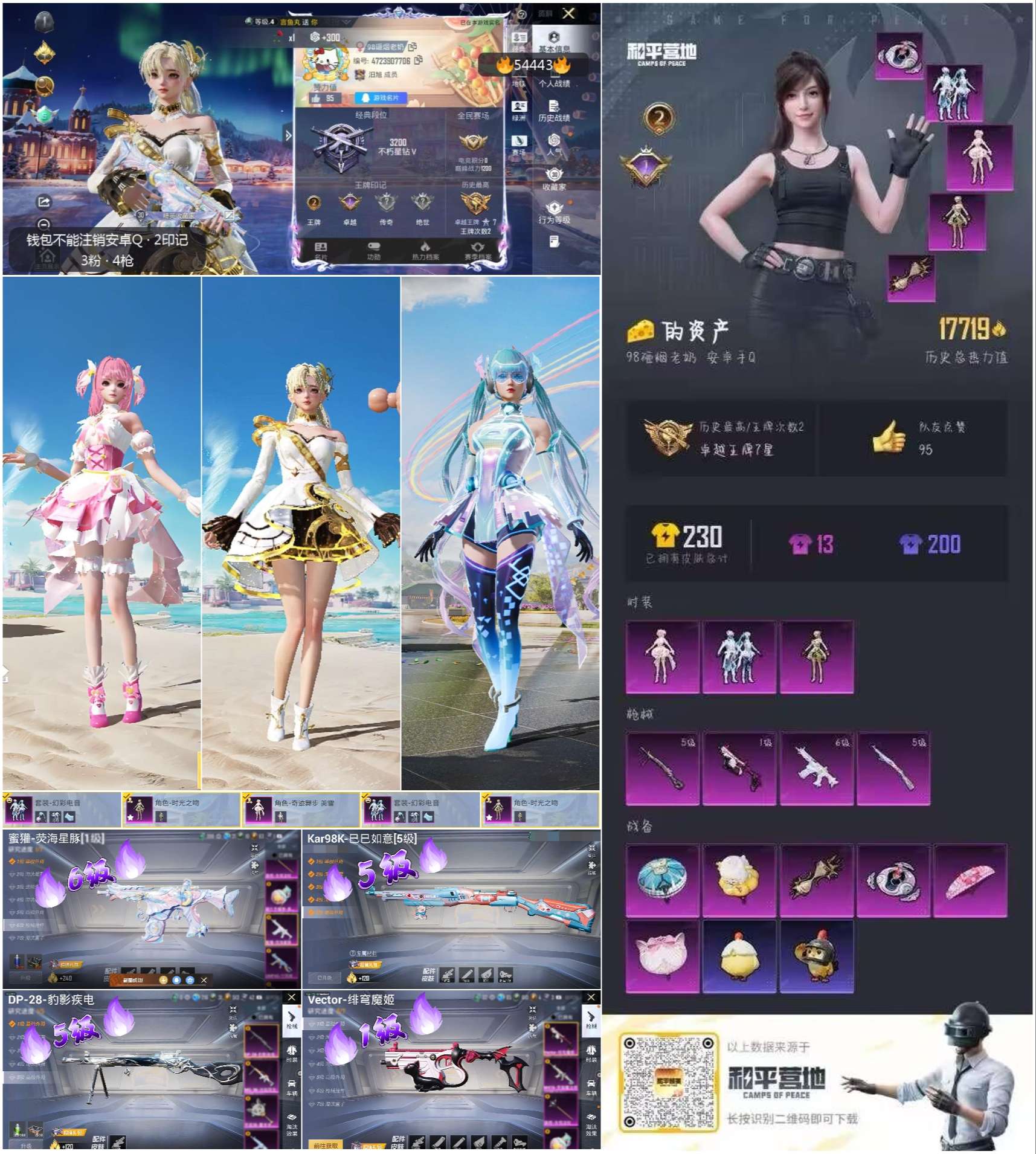 HPSJ3447504和平精英账号详情图4