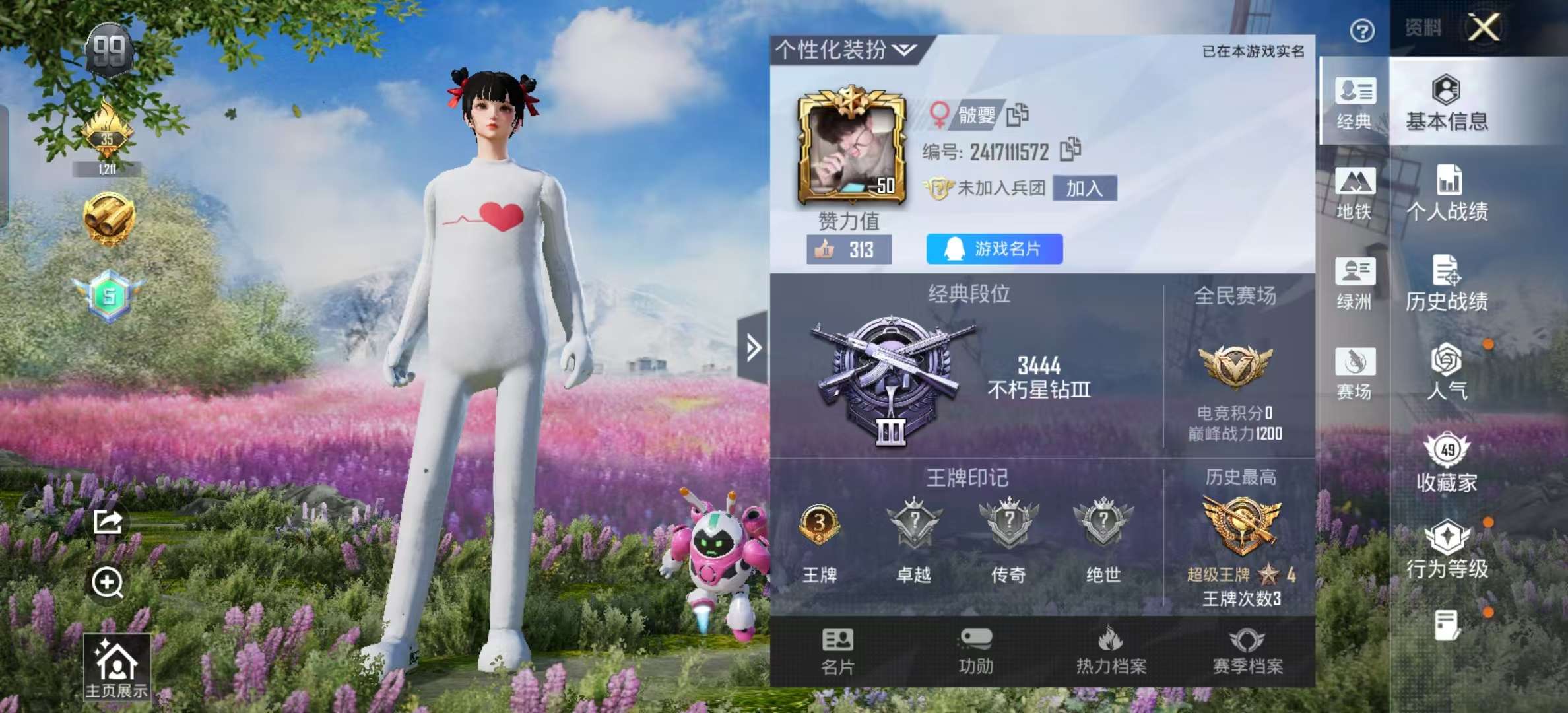 HPSJ3448423和平精英账号详情图3 HPSJ3448423和平精英账号详情图3