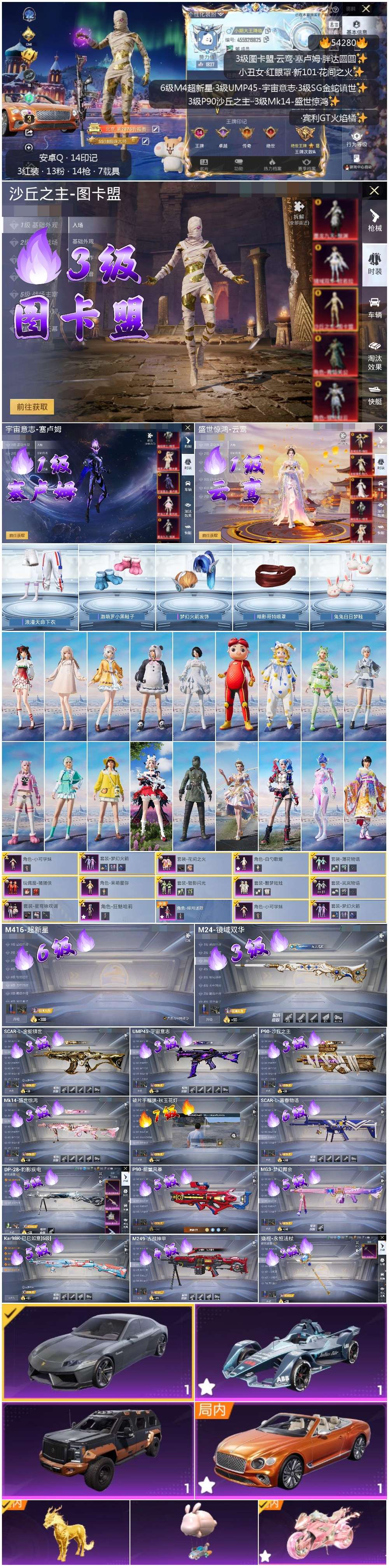 HPSJ3446179和平精英账号详情图4