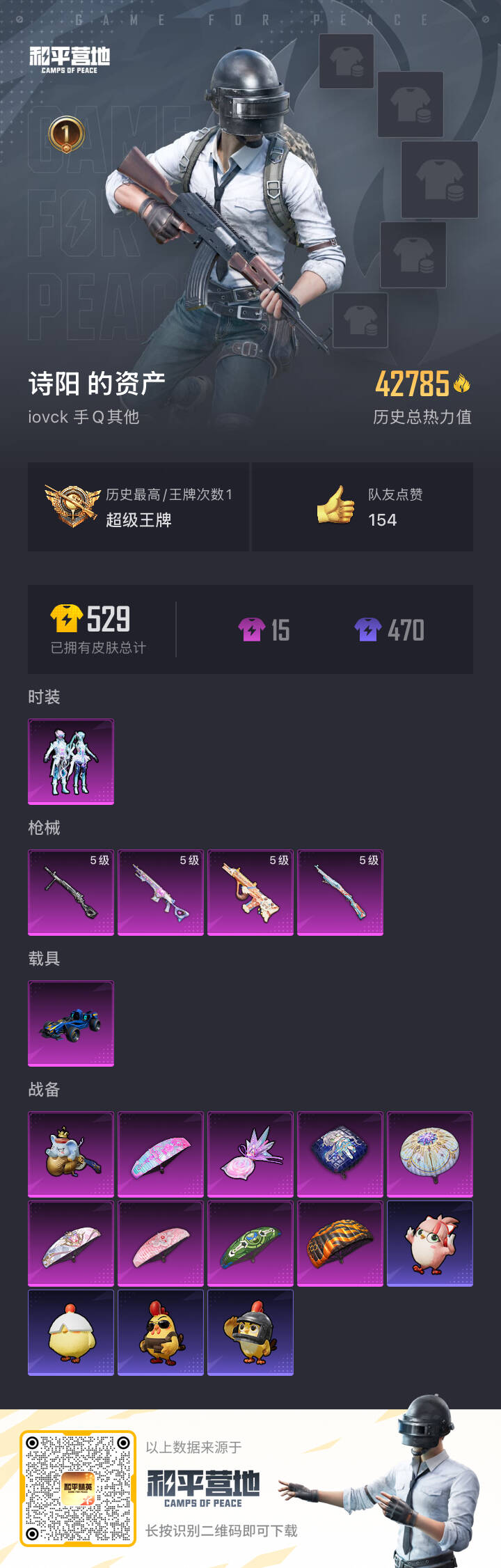 HPSJ3448424和平精英账号详情图3 HPSJ3448424和平精英账号详情图3