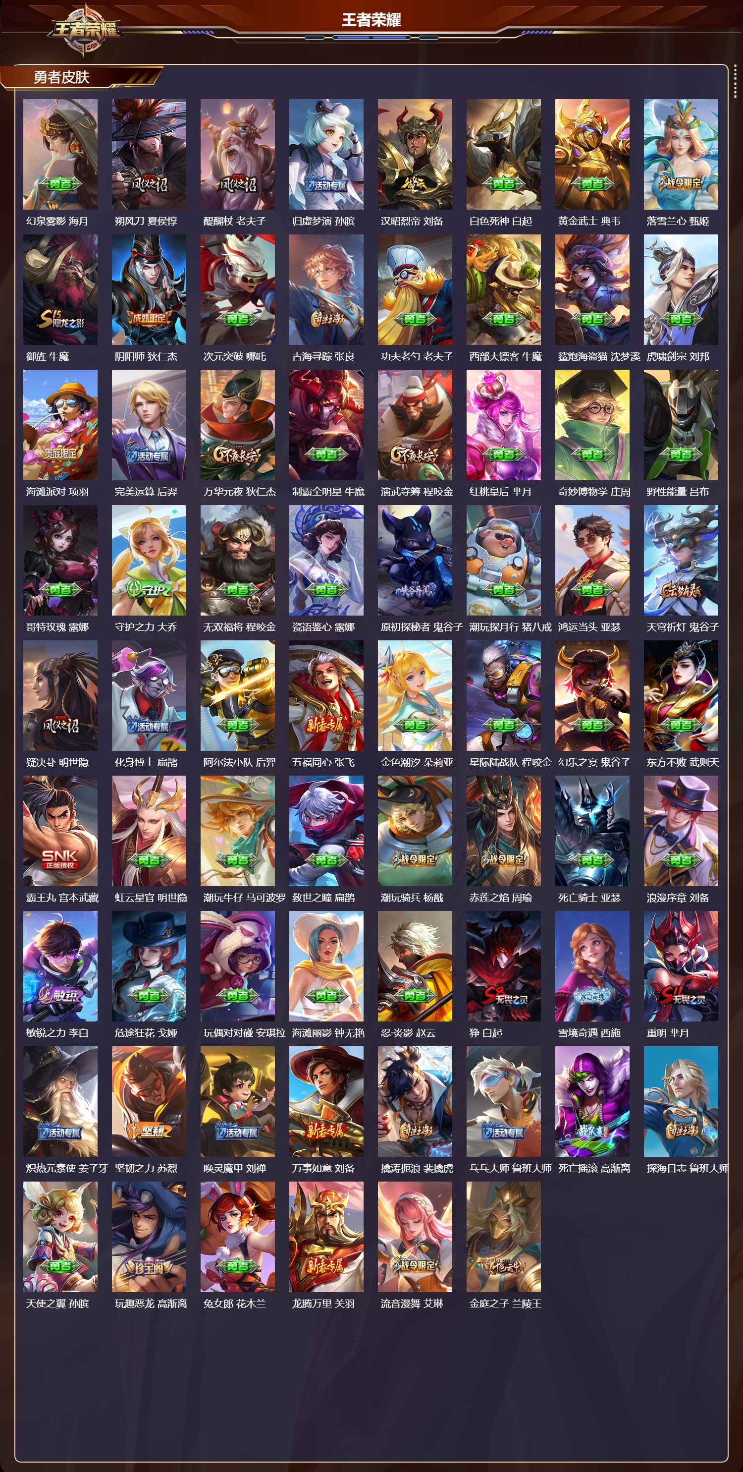 WZCMW3464485王者荣耀账号详情图5