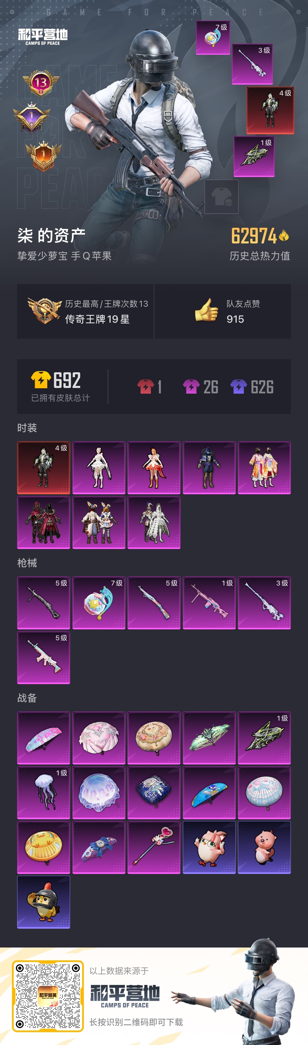 HPSJ3450130和平精英账号详情图4 HPSJ3450130和平精英账号详情图4