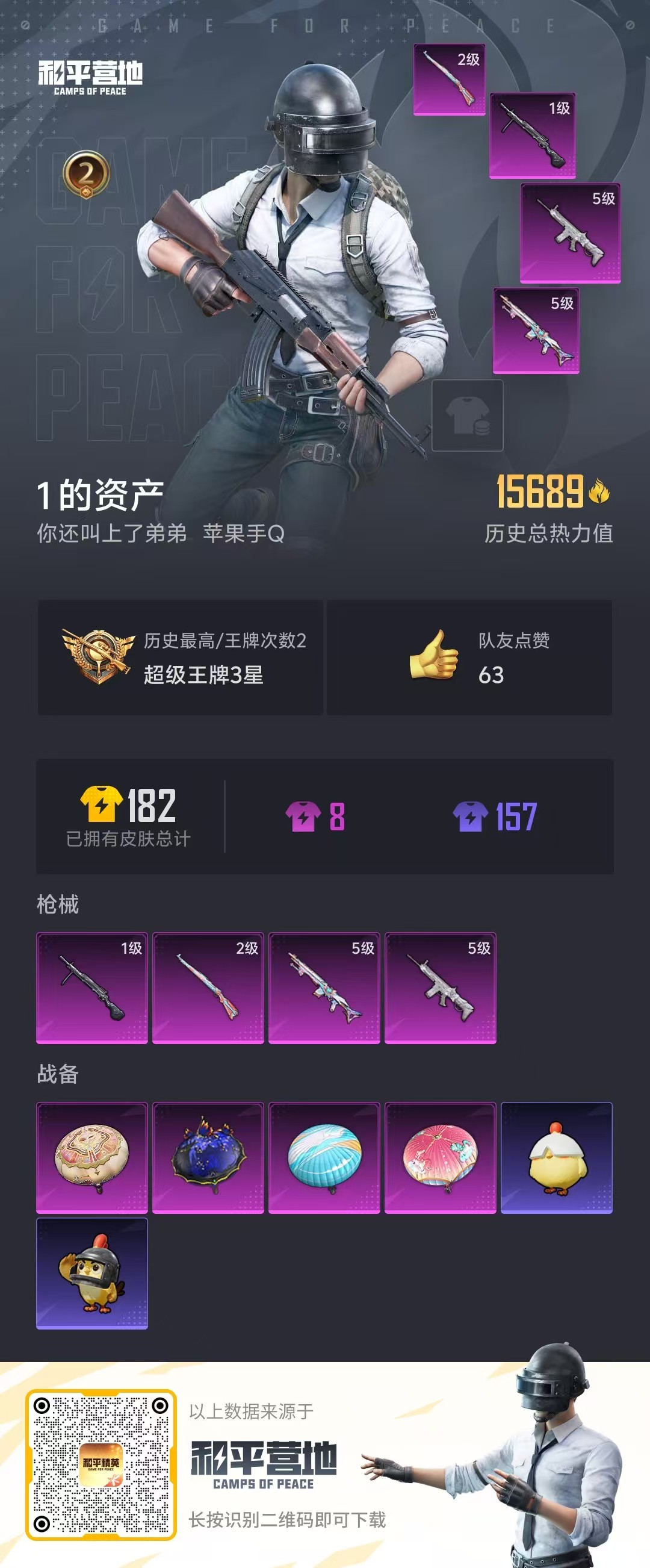 HPSJ3451589和平精英账号详情图4