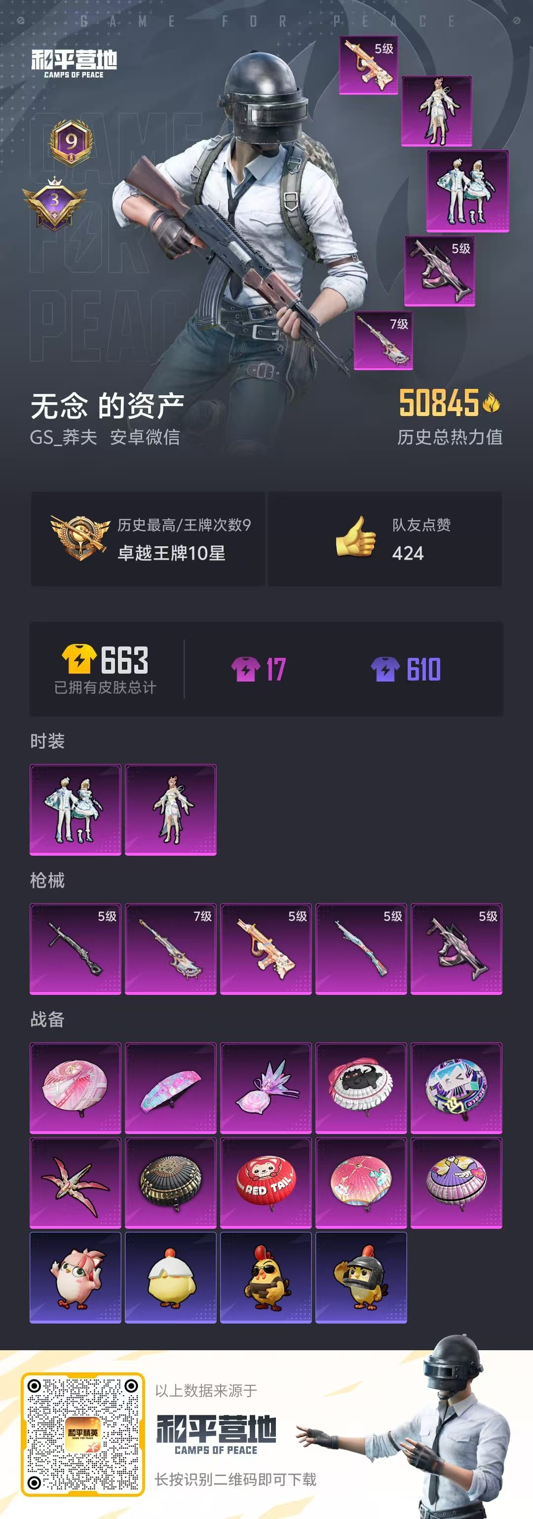 HPSJ3447604和平精英账号详情图2