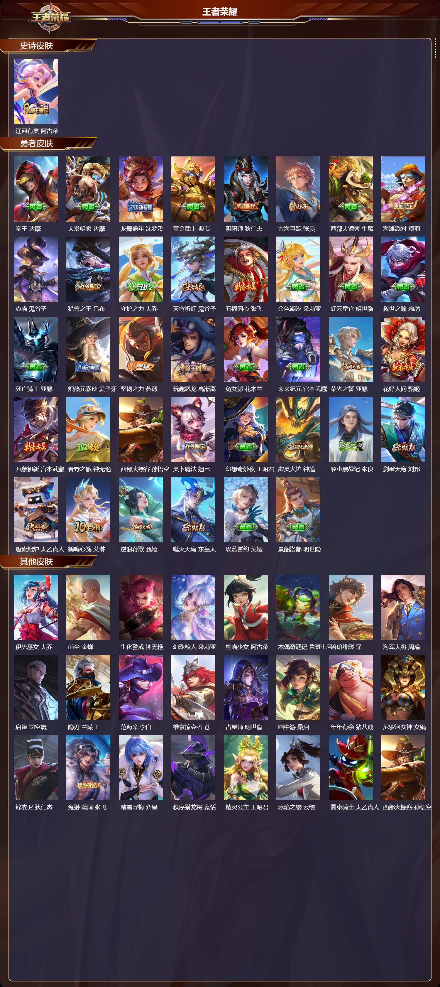 WZMK3468005王者荣耀账号详情图3