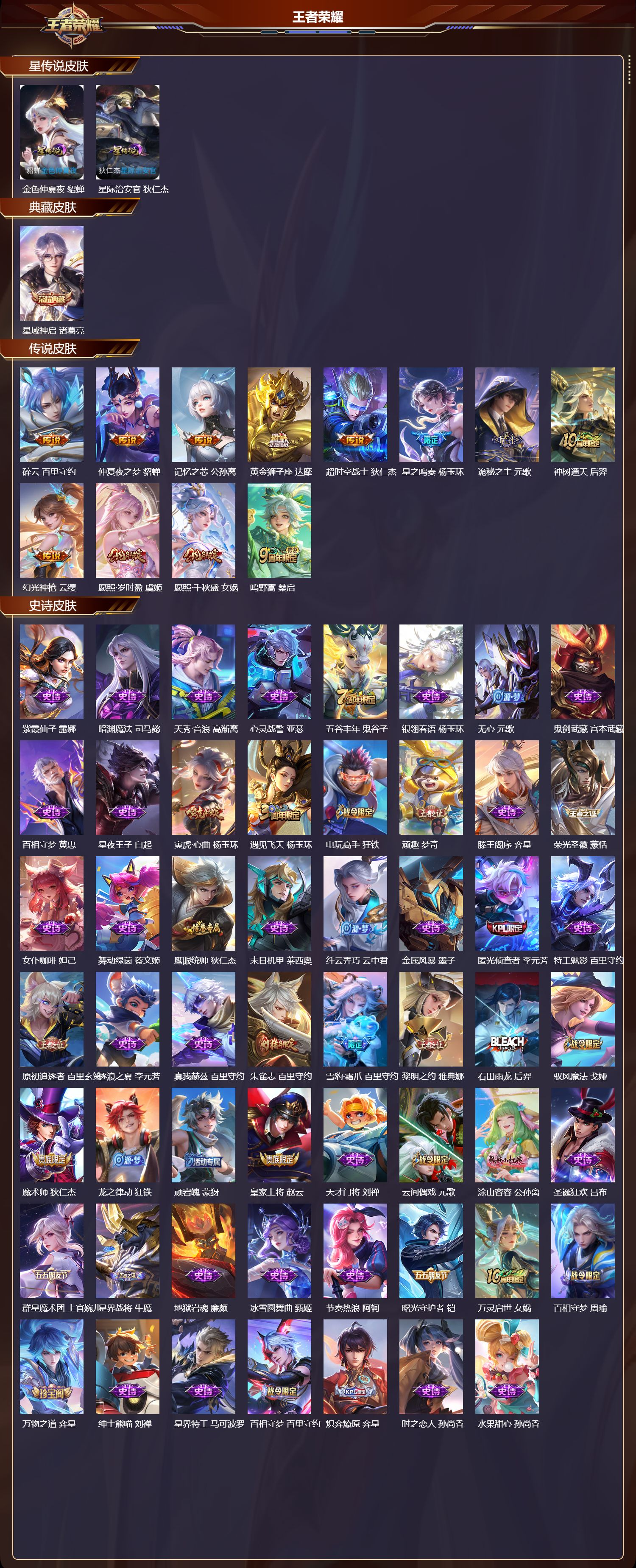 WZQM3474111王者荣耀账号详情图3