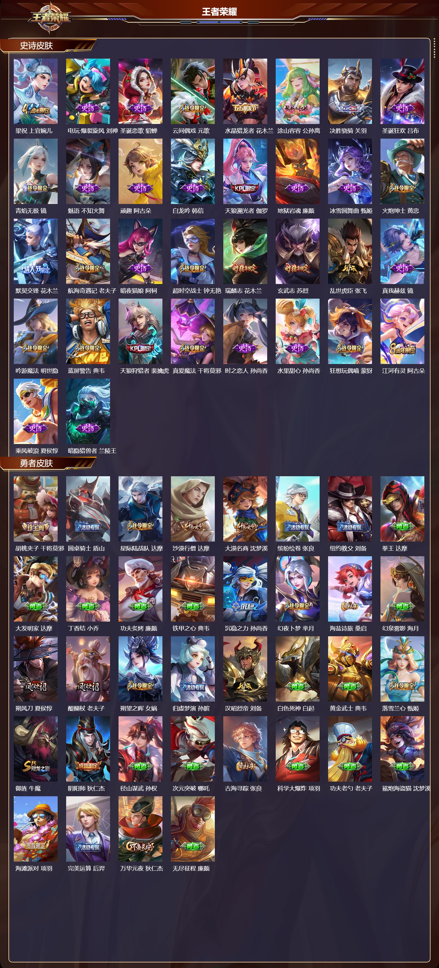 WZQM3474325王者荣耀账号详情图4