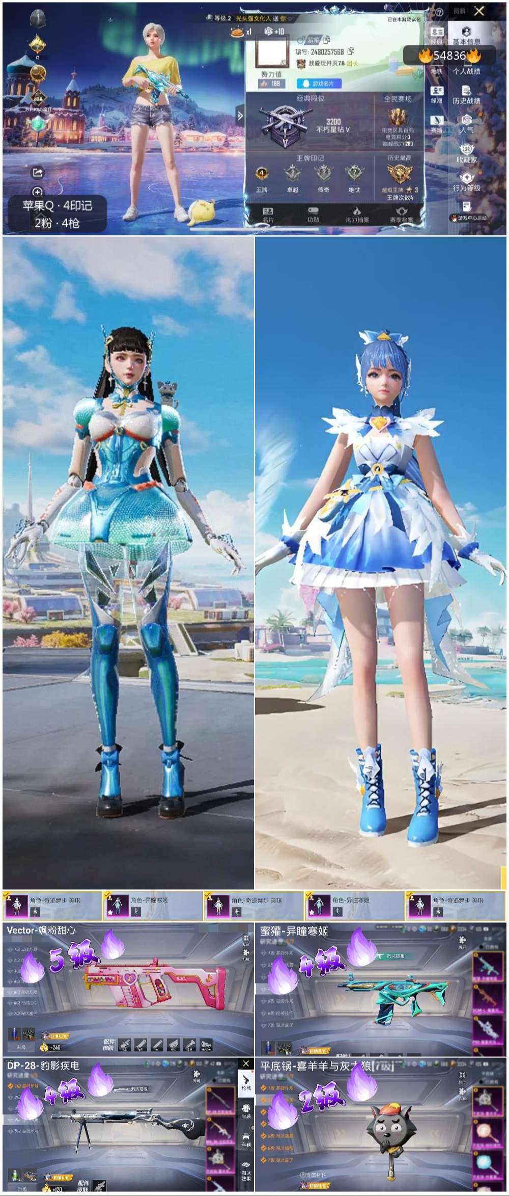 HPSJ3451585和平精英账号详情图3