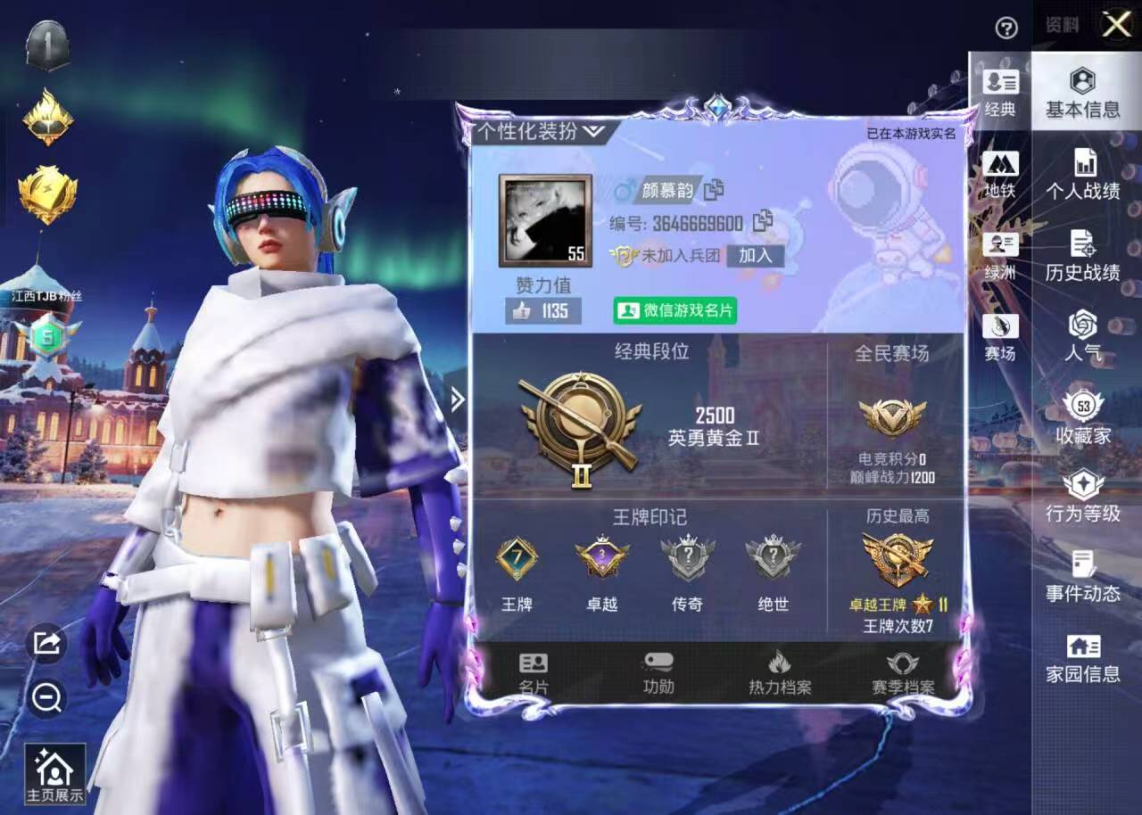 HPSJ3447835和平精英账号详情图2