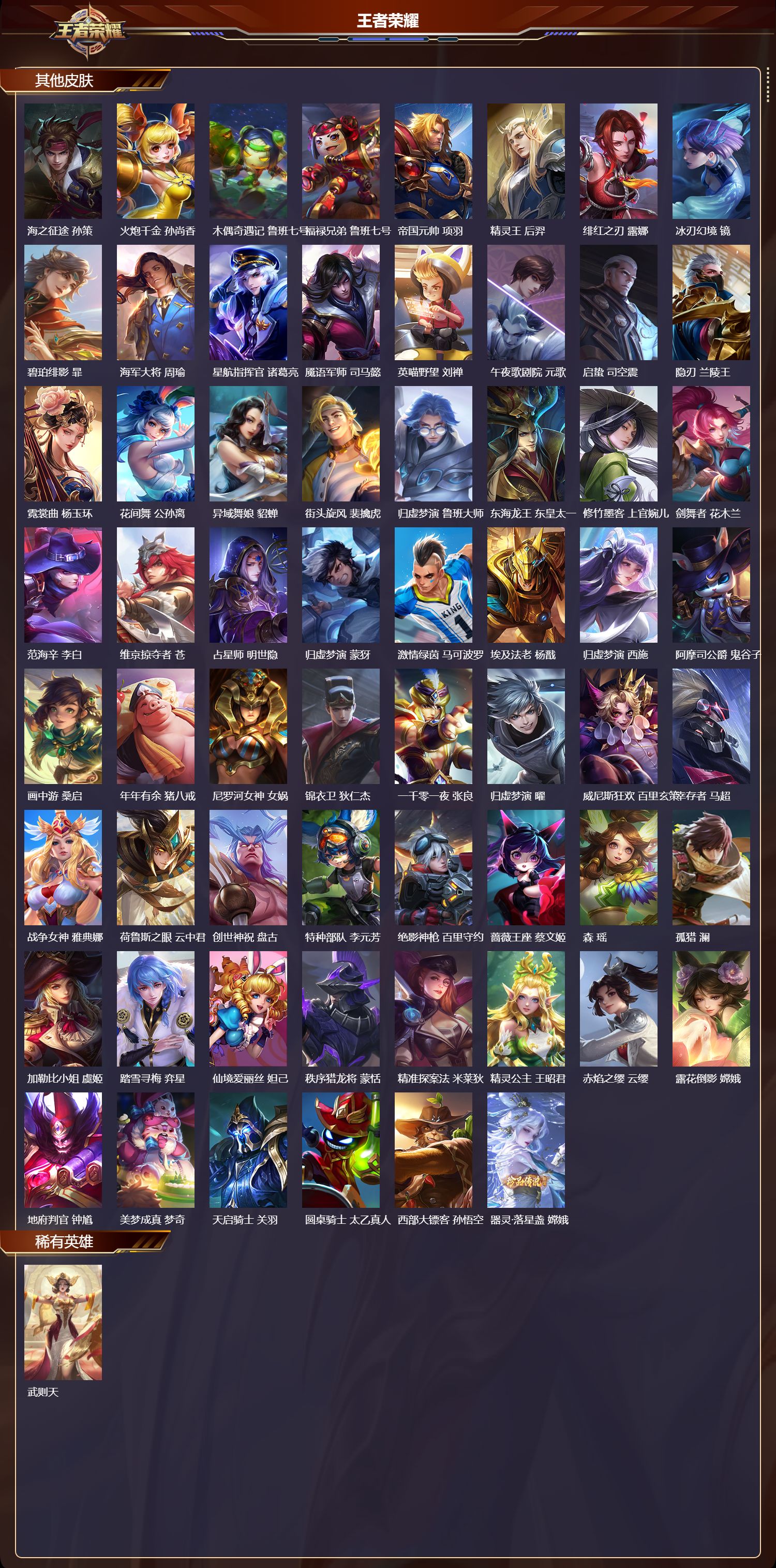 WZMK3465556王者荣耀账号详情图7