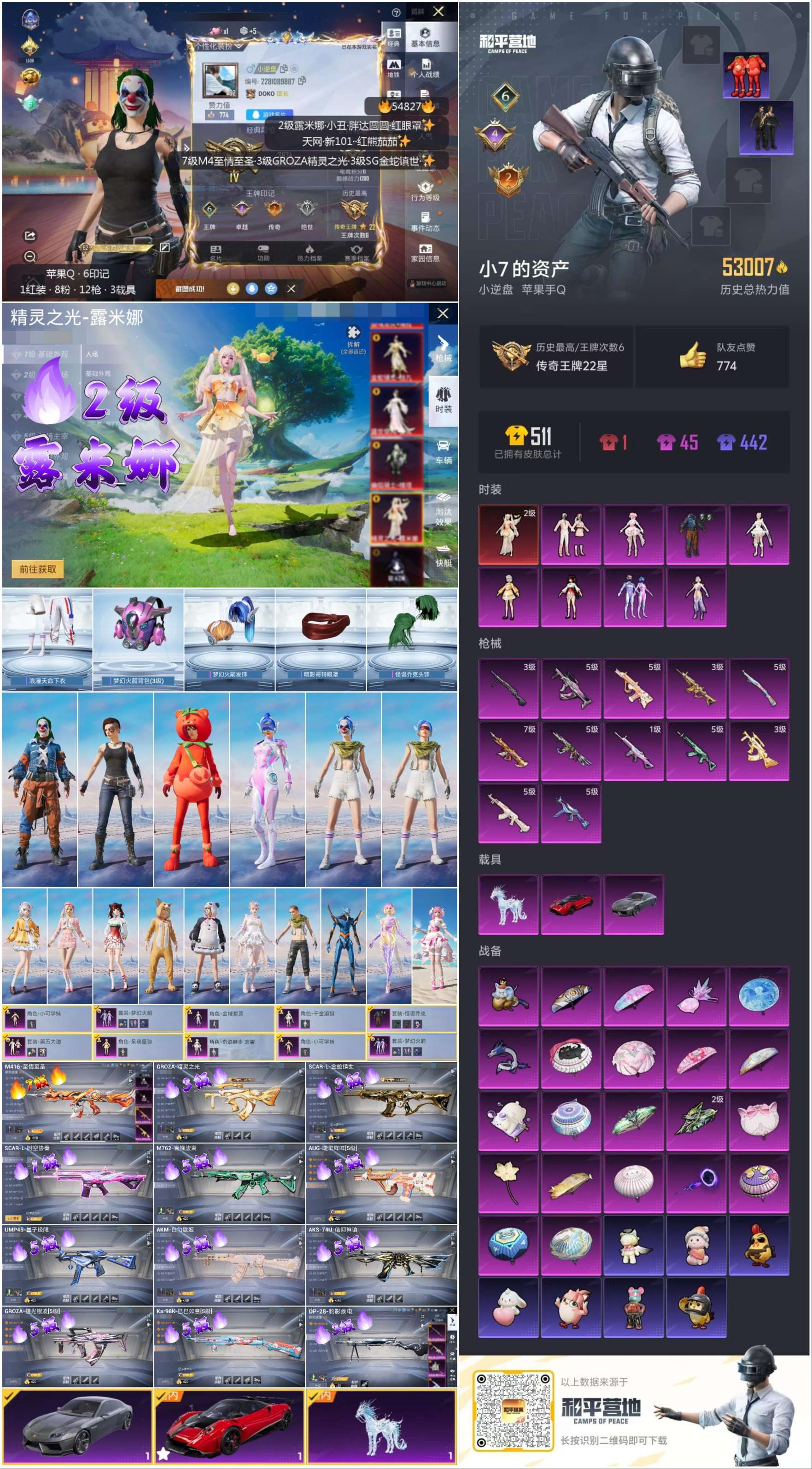 HPSJ3451593和平精英账号详情图2