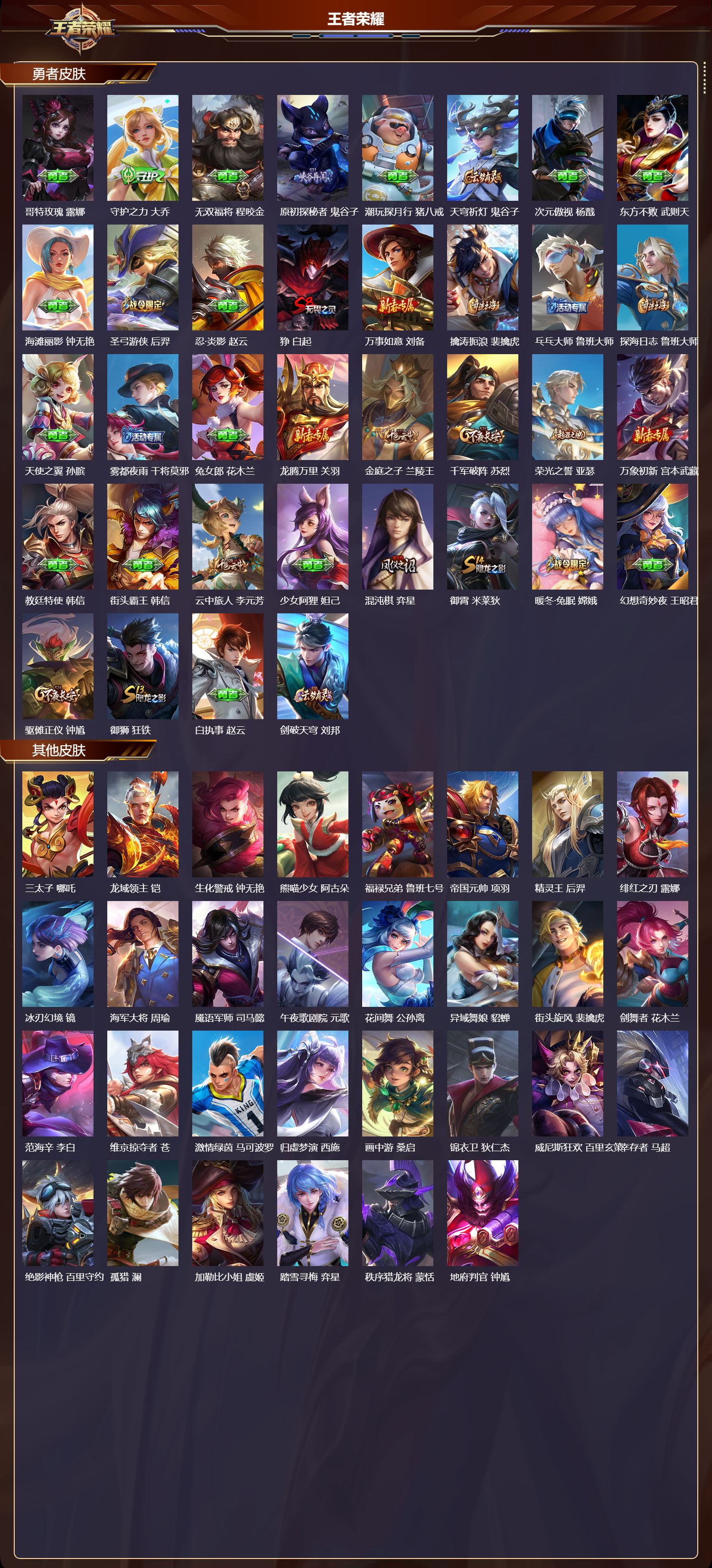 WZQM3474102王者荣耀账号详情图4