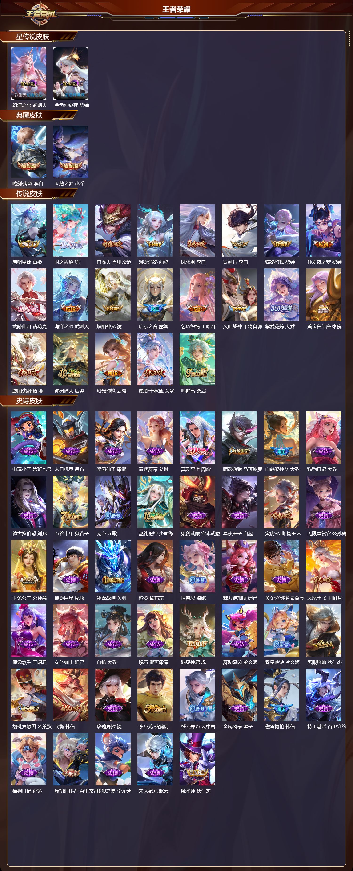 WZQM3474348王者荣耀账号详情图3