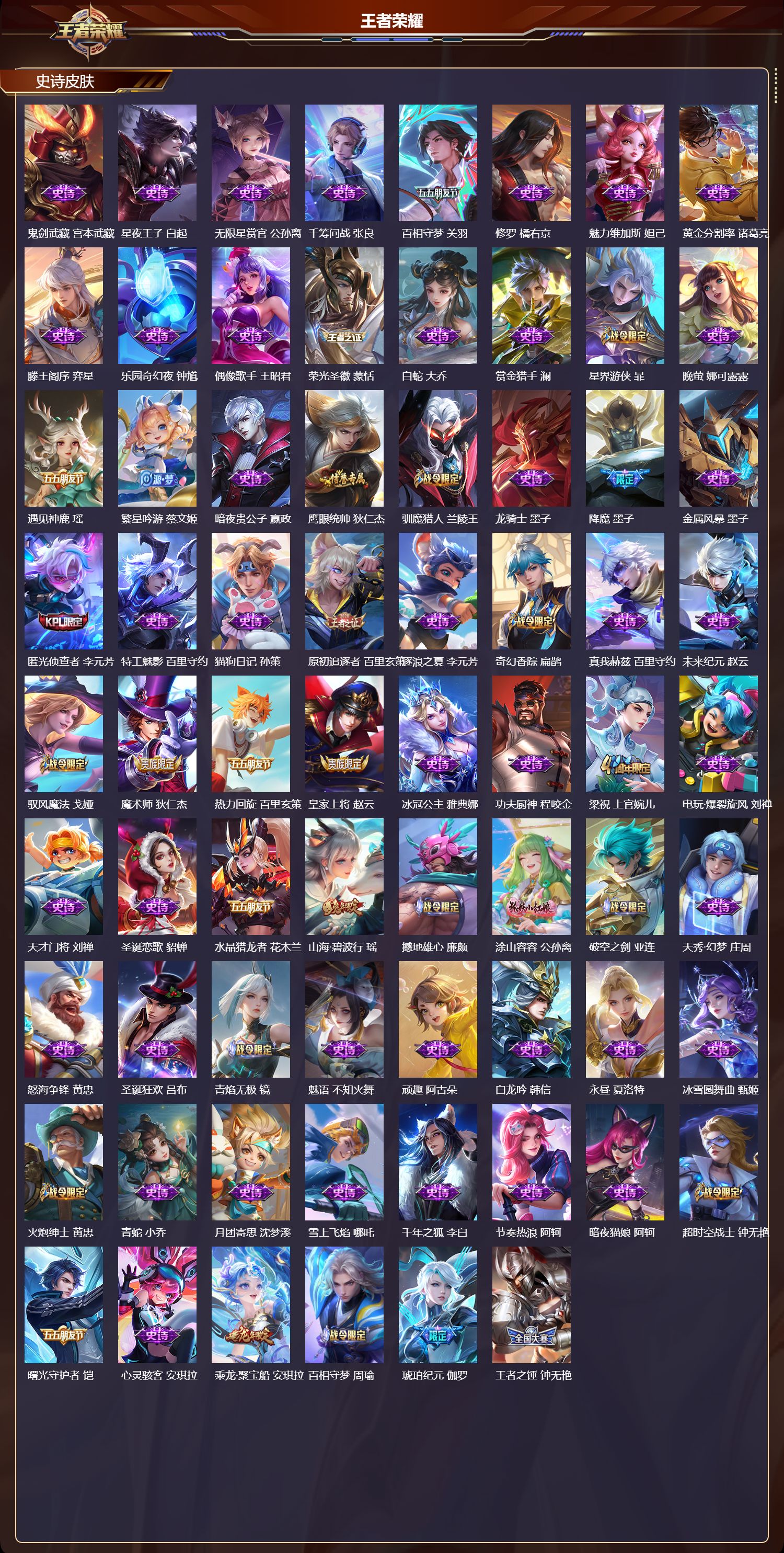 WZQM3474347王者荣耀账号详情图4