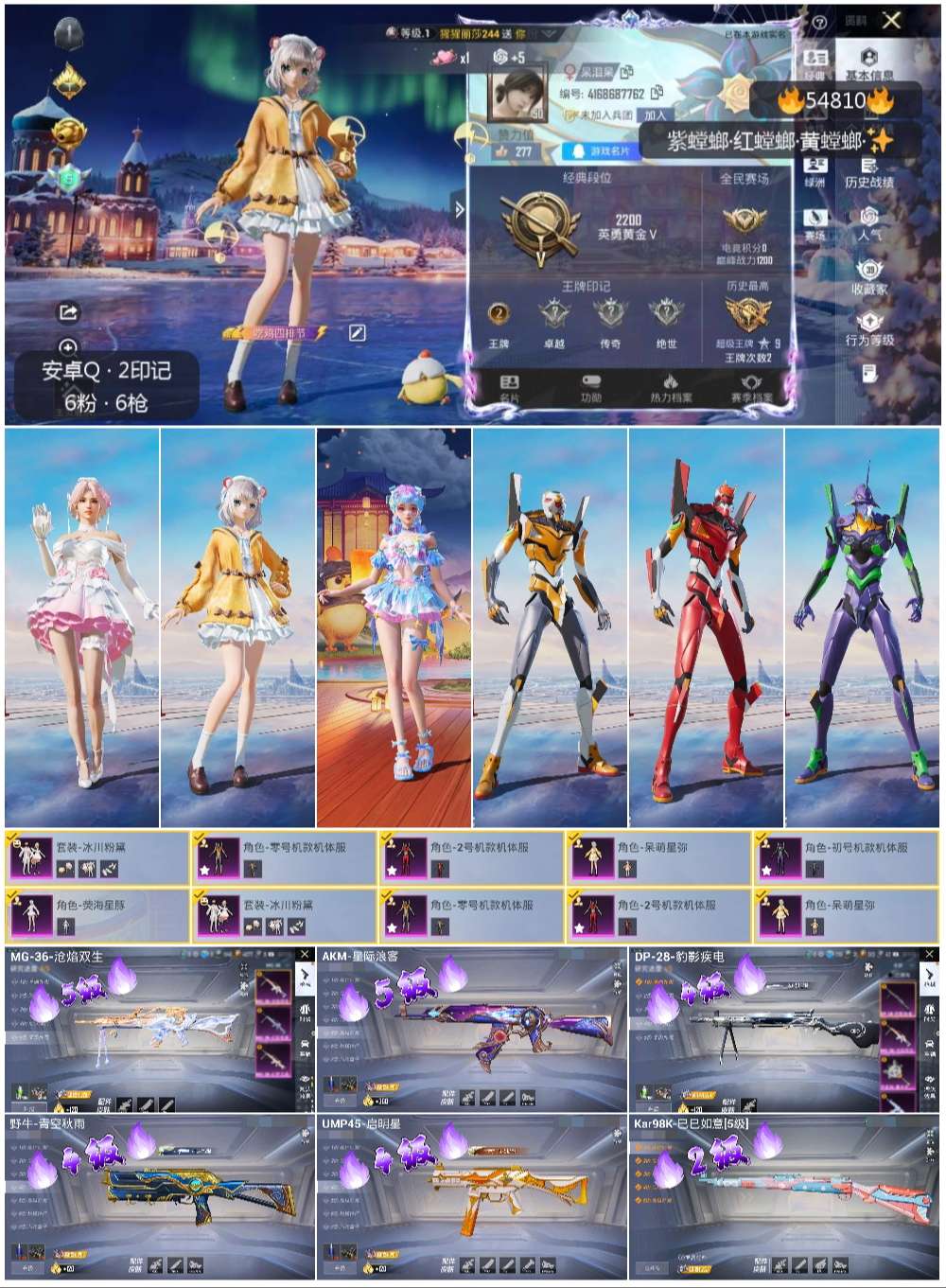 HPSJ3451626和平精英账号详情图4