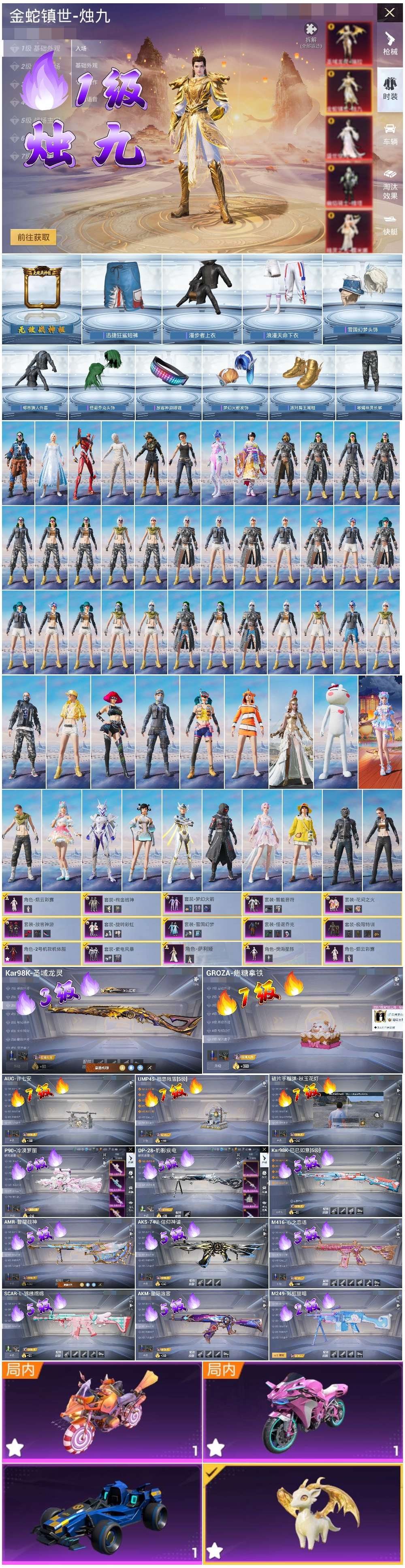 HPSJ3447784和平精英账号详情图4