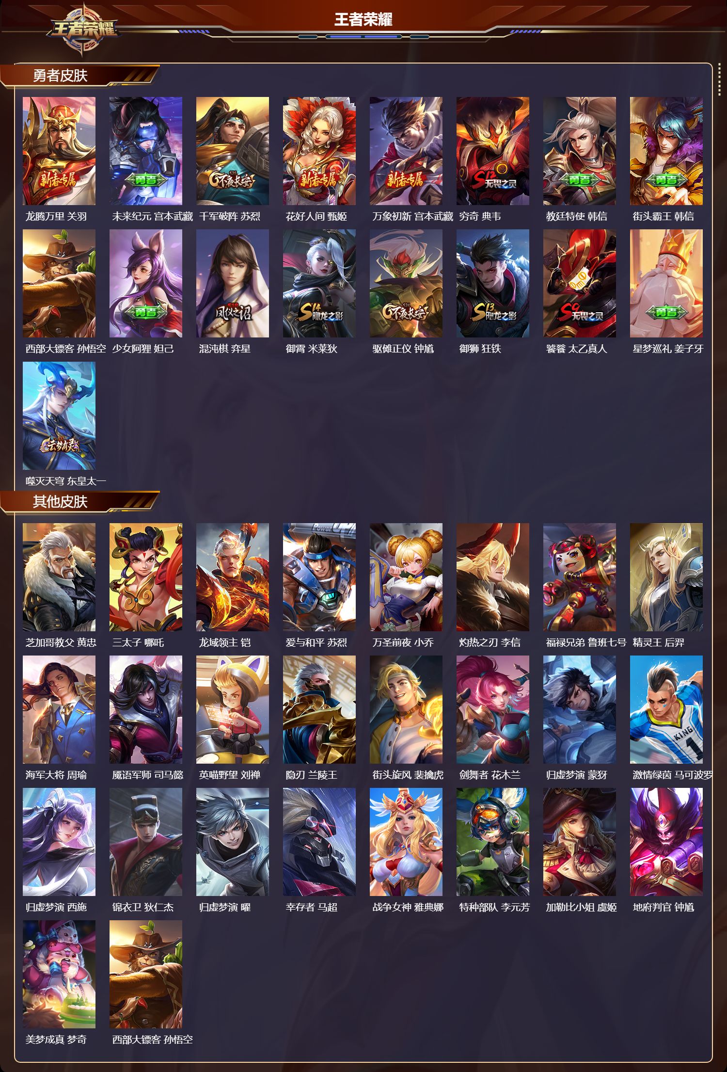 WZMK3465552王者荣耀账号详情图3