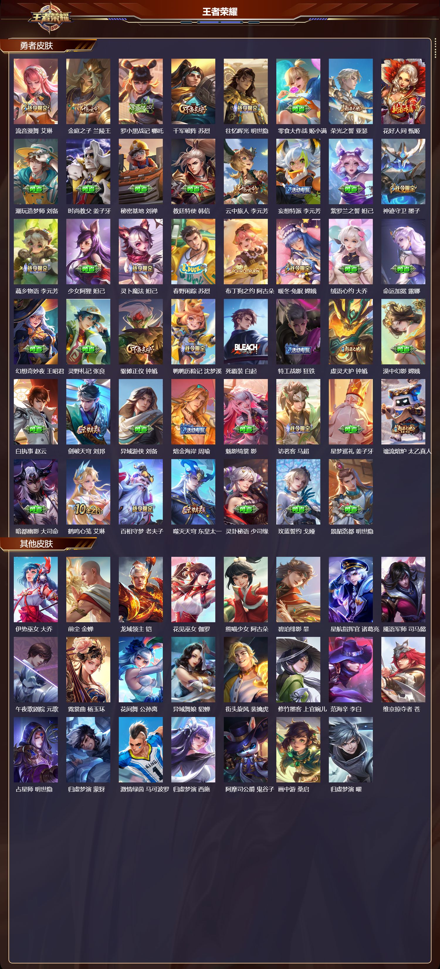 WZMK3465528王者荣耀账号详情图4