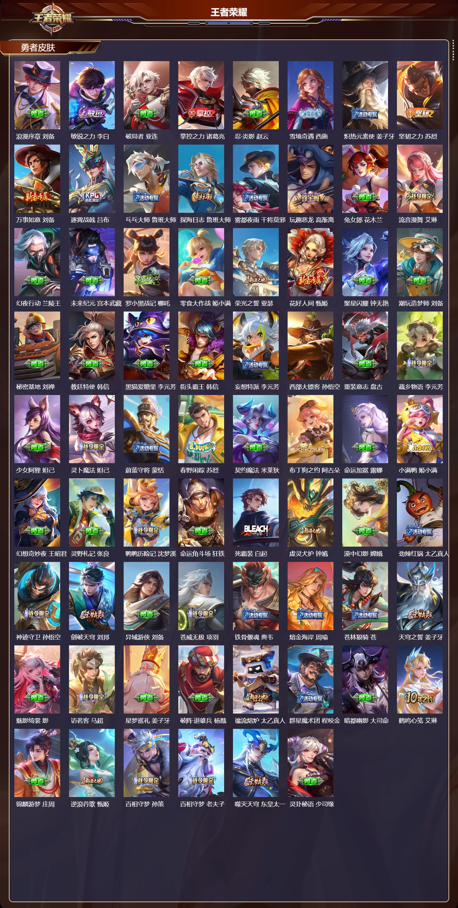 WZQM3474328王者荣耀账号详情图5