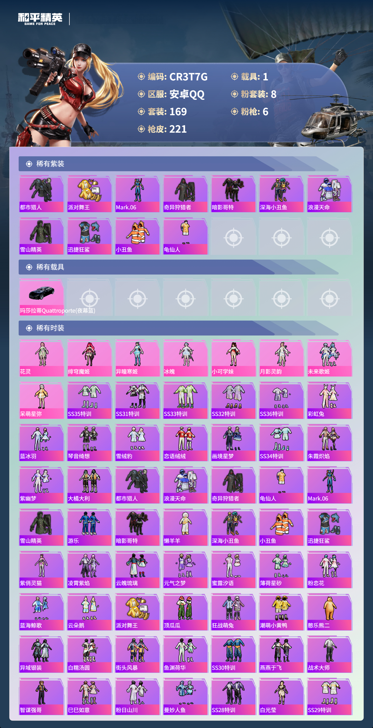 HPCMW3447872和平精英账号详情图7 HPCMW3447872和平精英账号详情图7