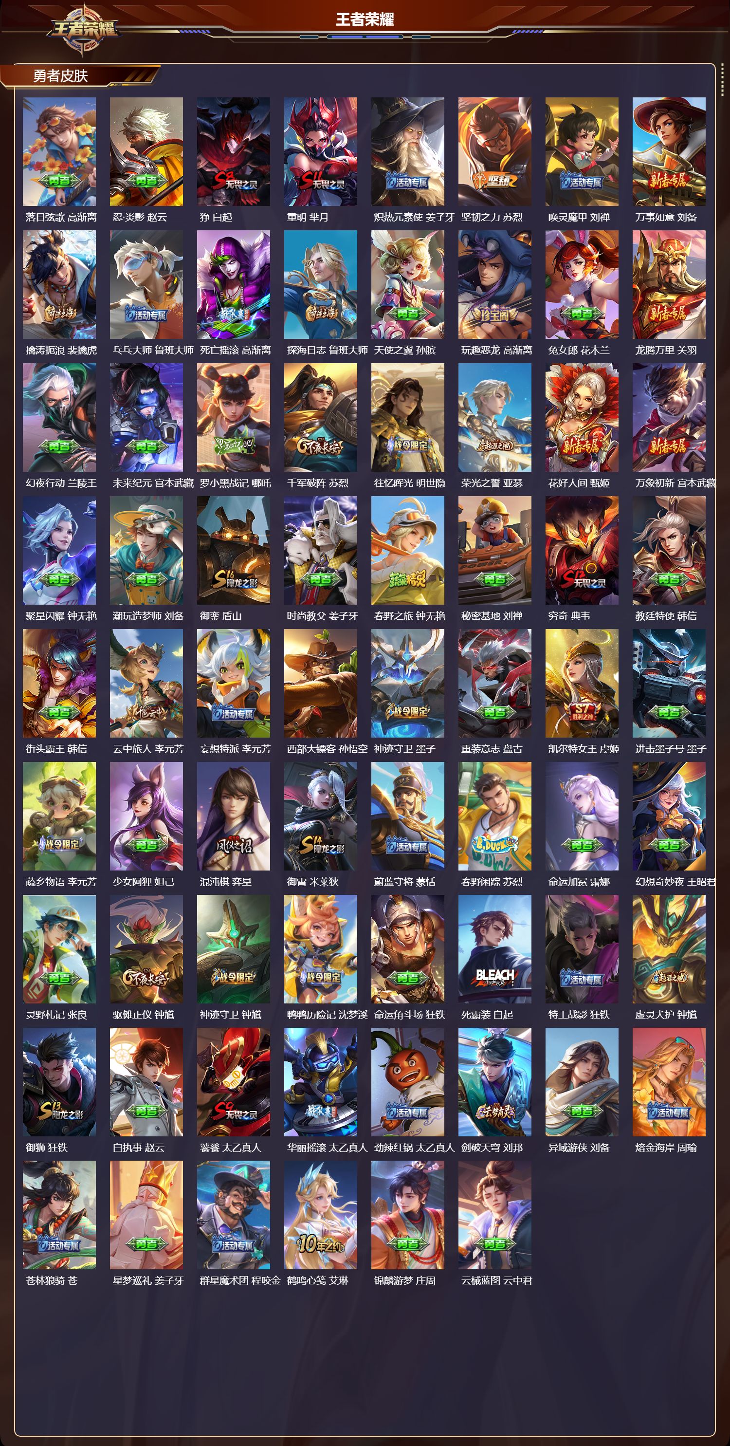 WZQM3474351王者荣耀账号详情图6