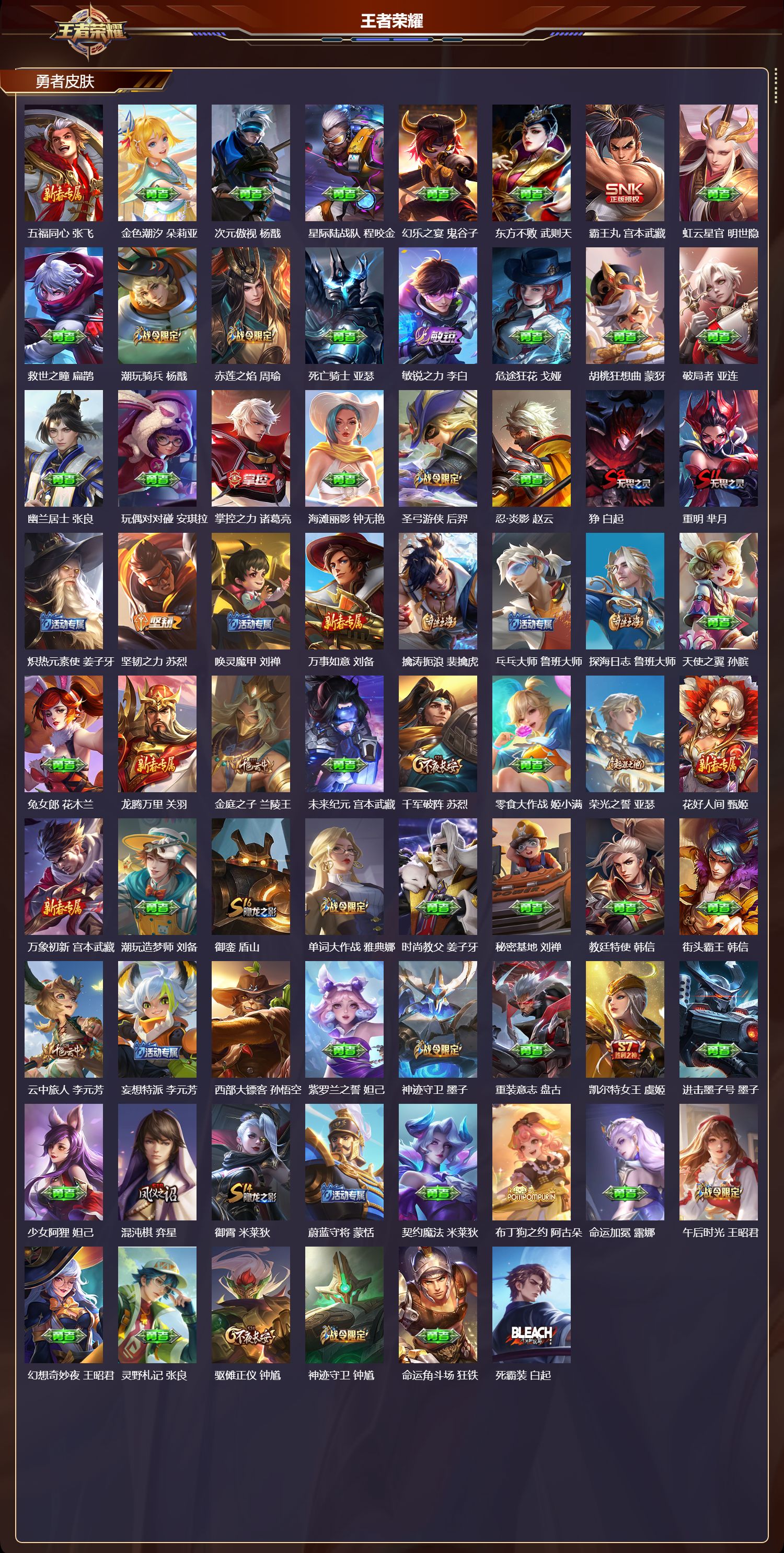 WZQM3474104王者荣耀账号详情图6