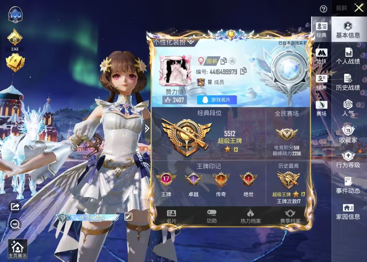 HPSJ3451664和平精英账号详情图3