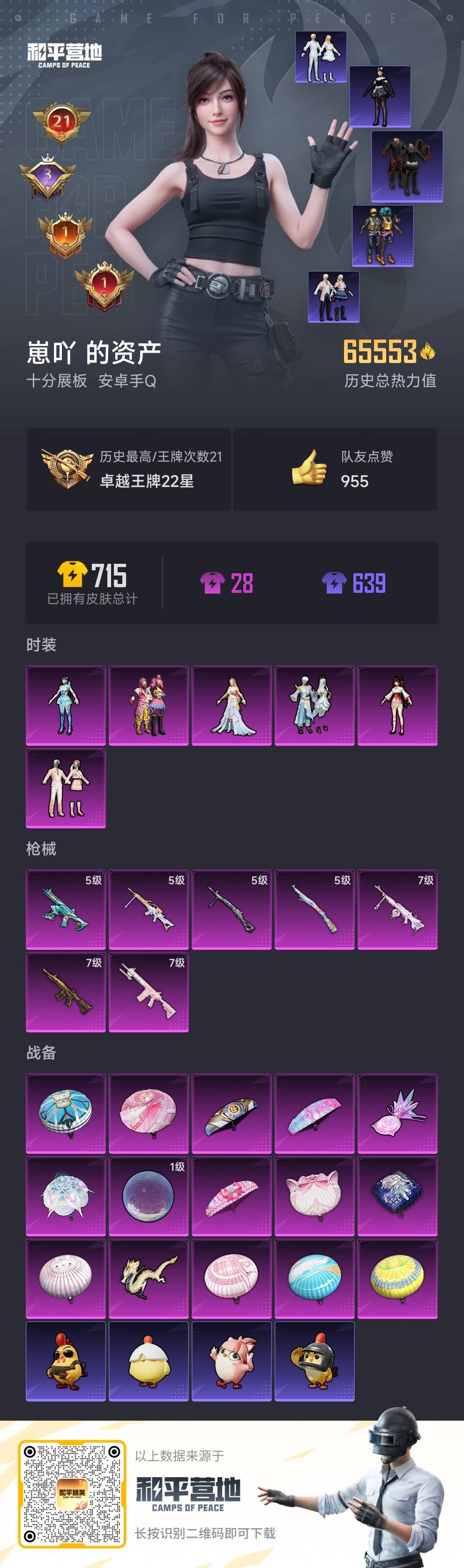 HPSJ3451641和平精英账号详情图4