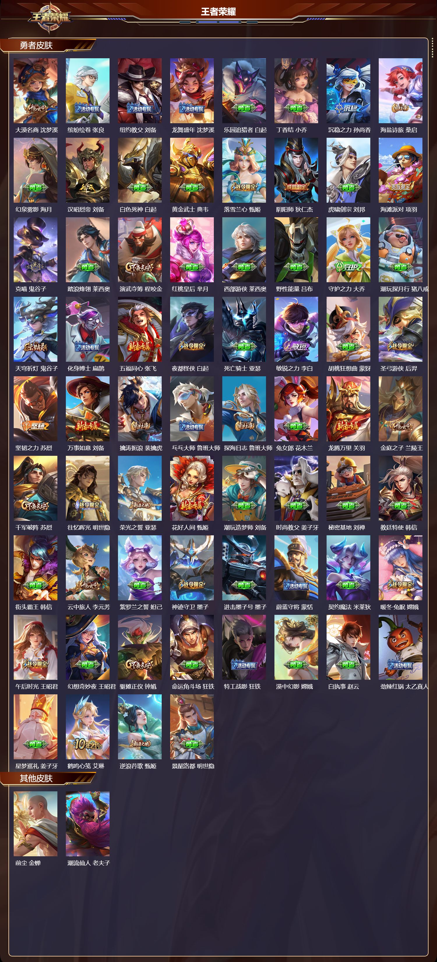 WZQM3474327王者荣耀账号详情图4