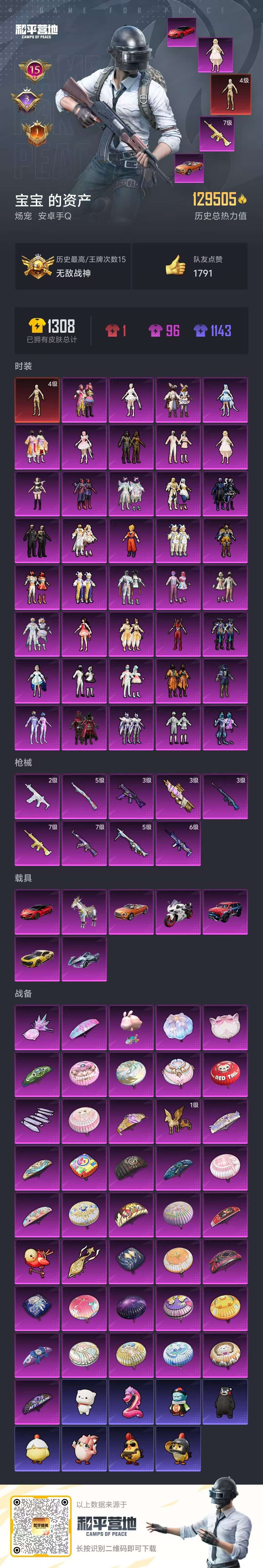 HPSJ3451669和平精英账号详情图3