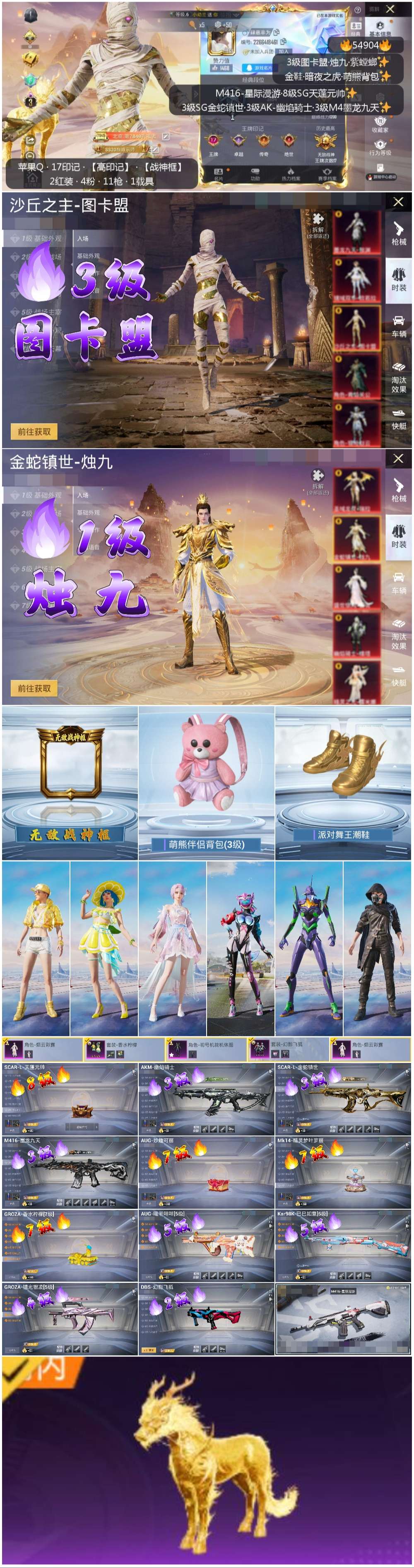 HPSJ3451627和平精英账号详情图2