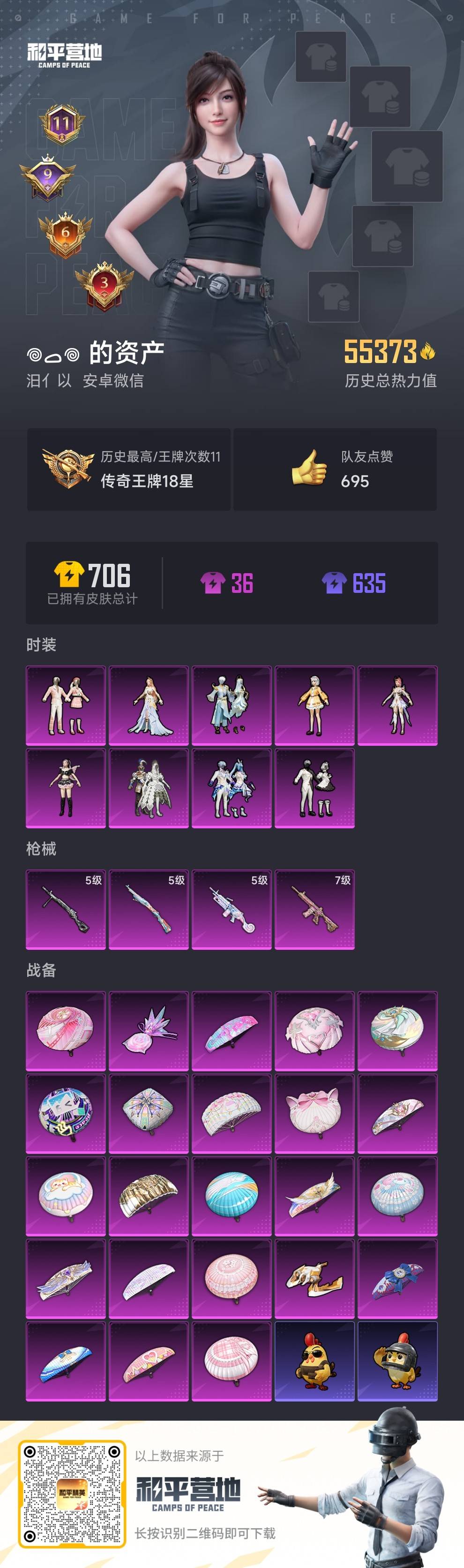 HPSJ3447675和平精英账号详情图2