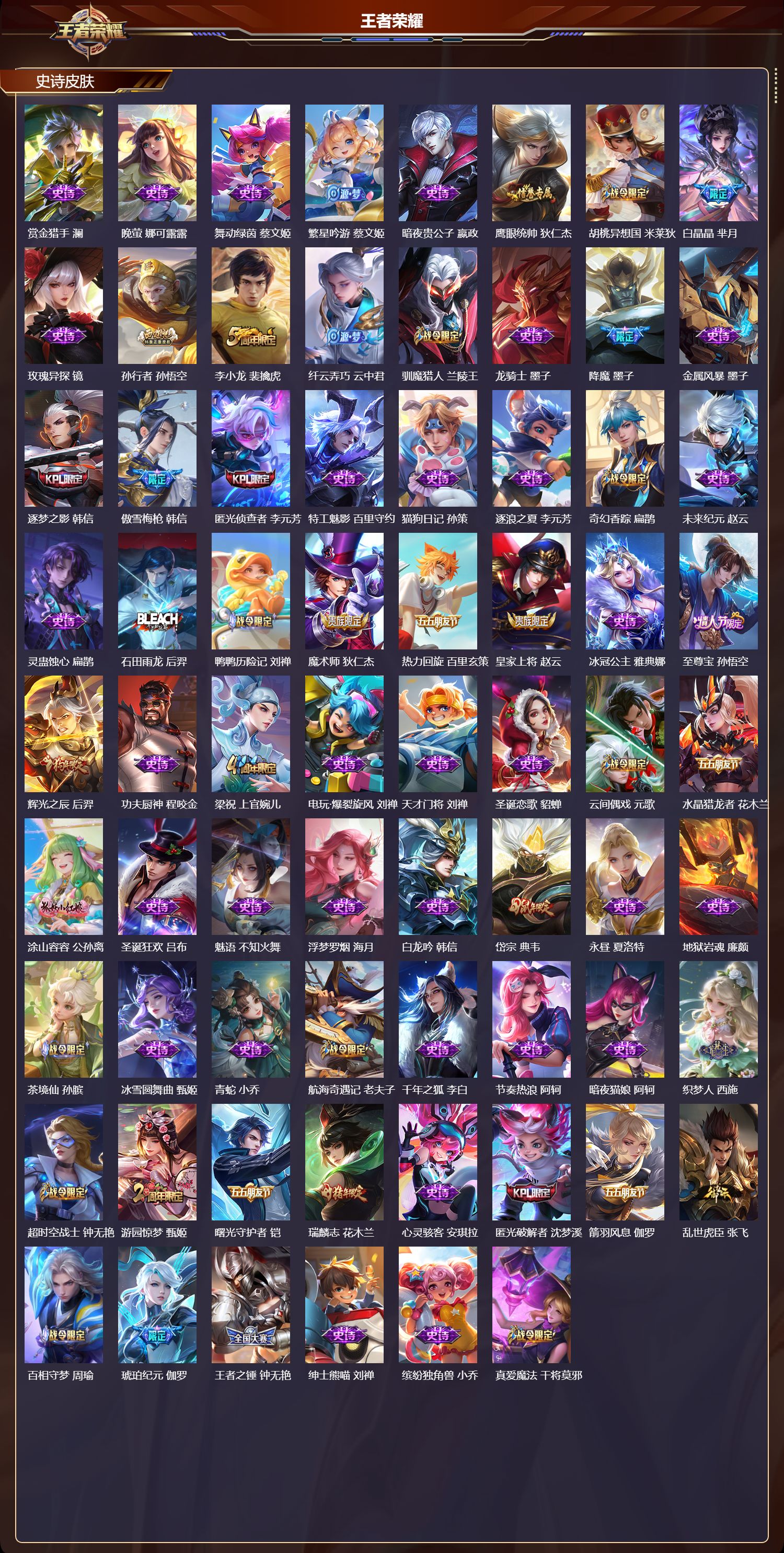 WZQM3474334王者荣耀账号详情图4