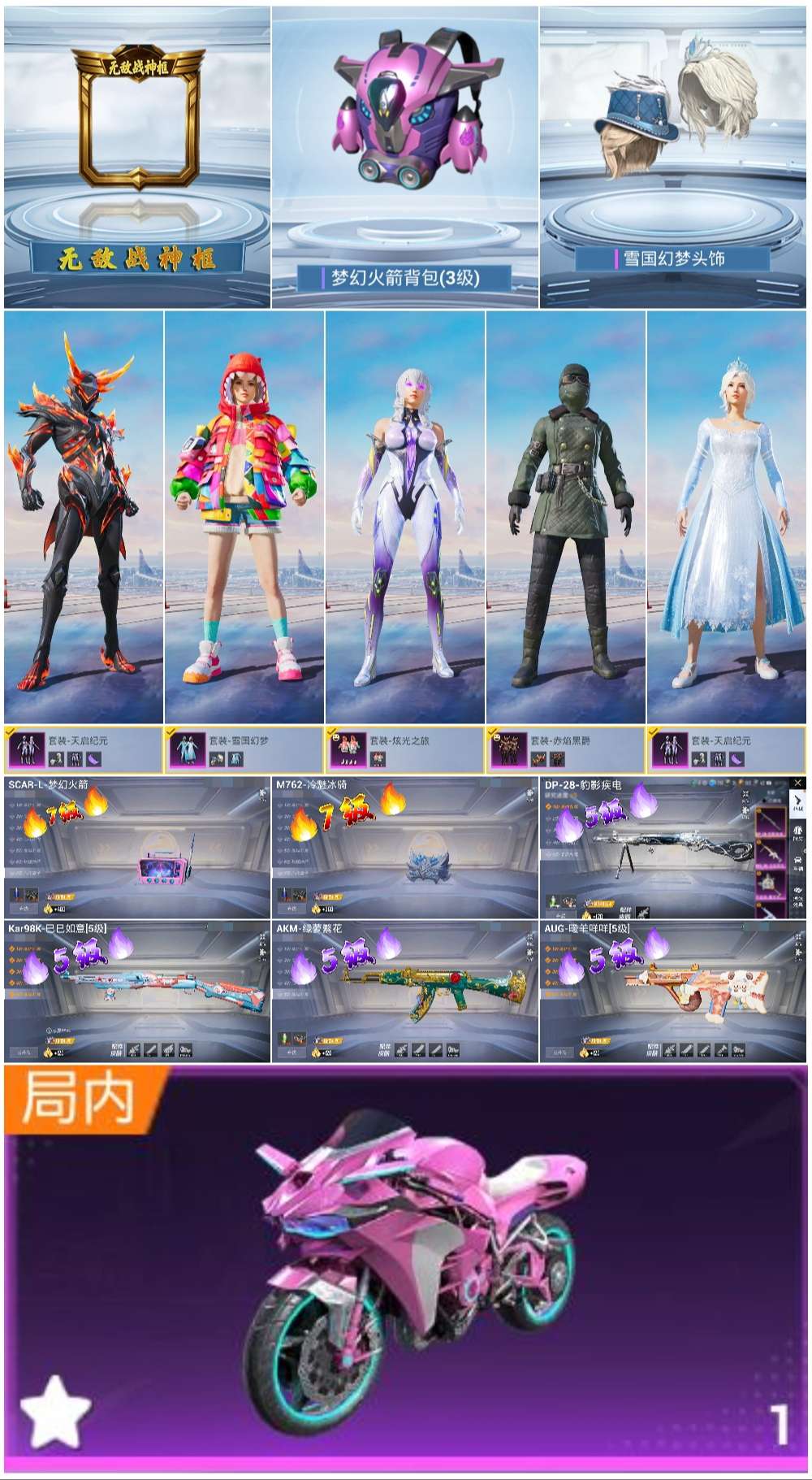 HPSJ3451623和平精英账号详情图4