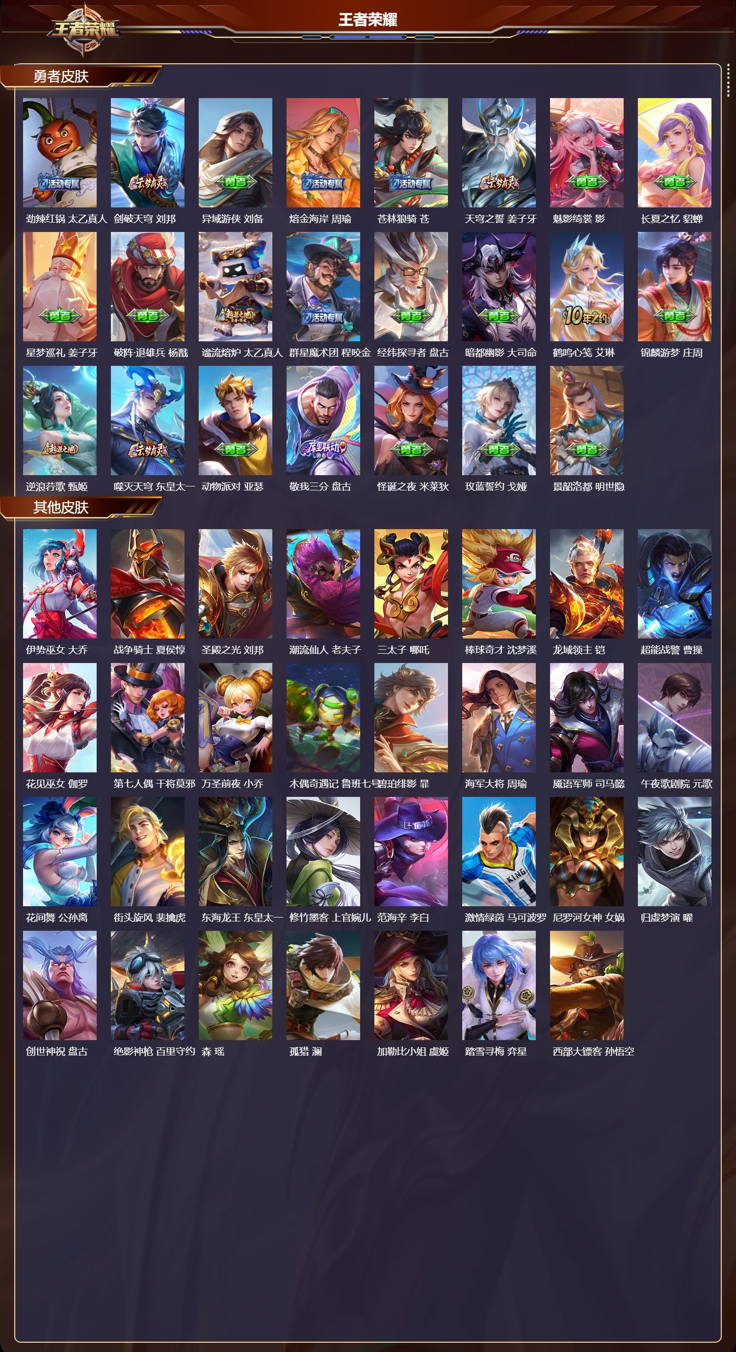 WZMK3467995王者荣耀账号详情图4