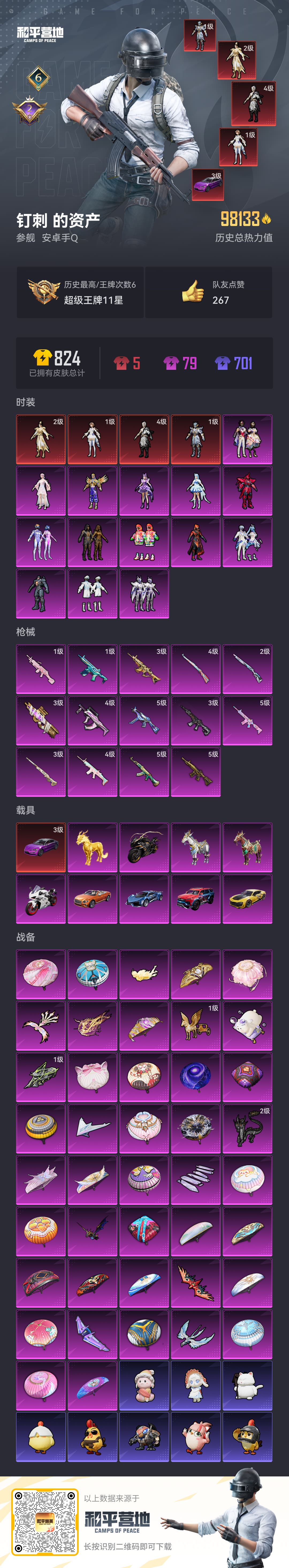 HPCMW414524和平精英账号详情图2 HPCMW414524和平精英账号详情图2