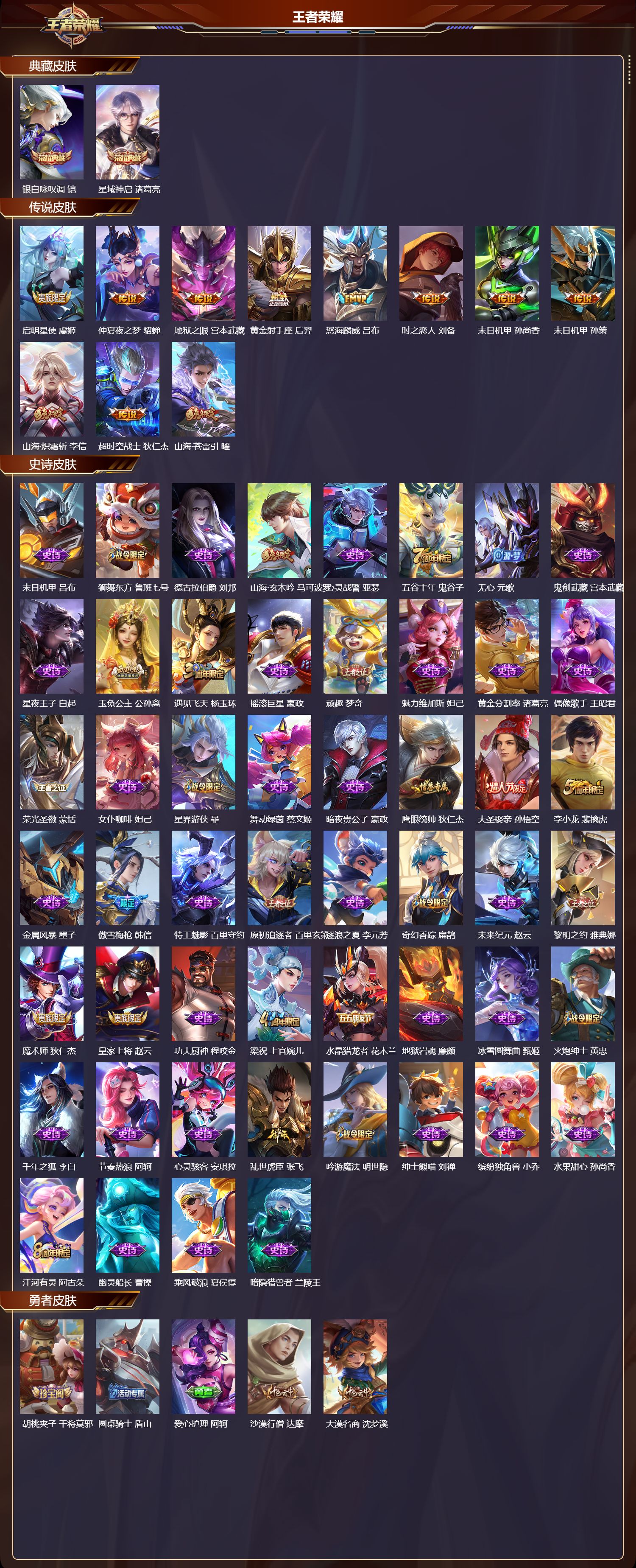 WZQM440739王者荣耀账号详情图3