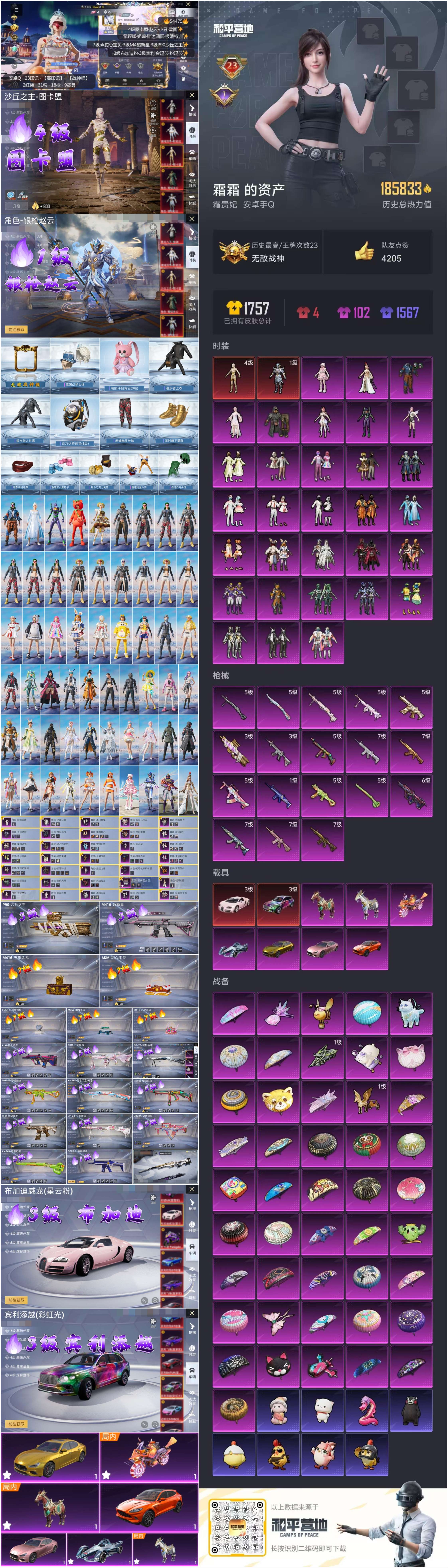 HPSJ3447848和平精英账号详情图4