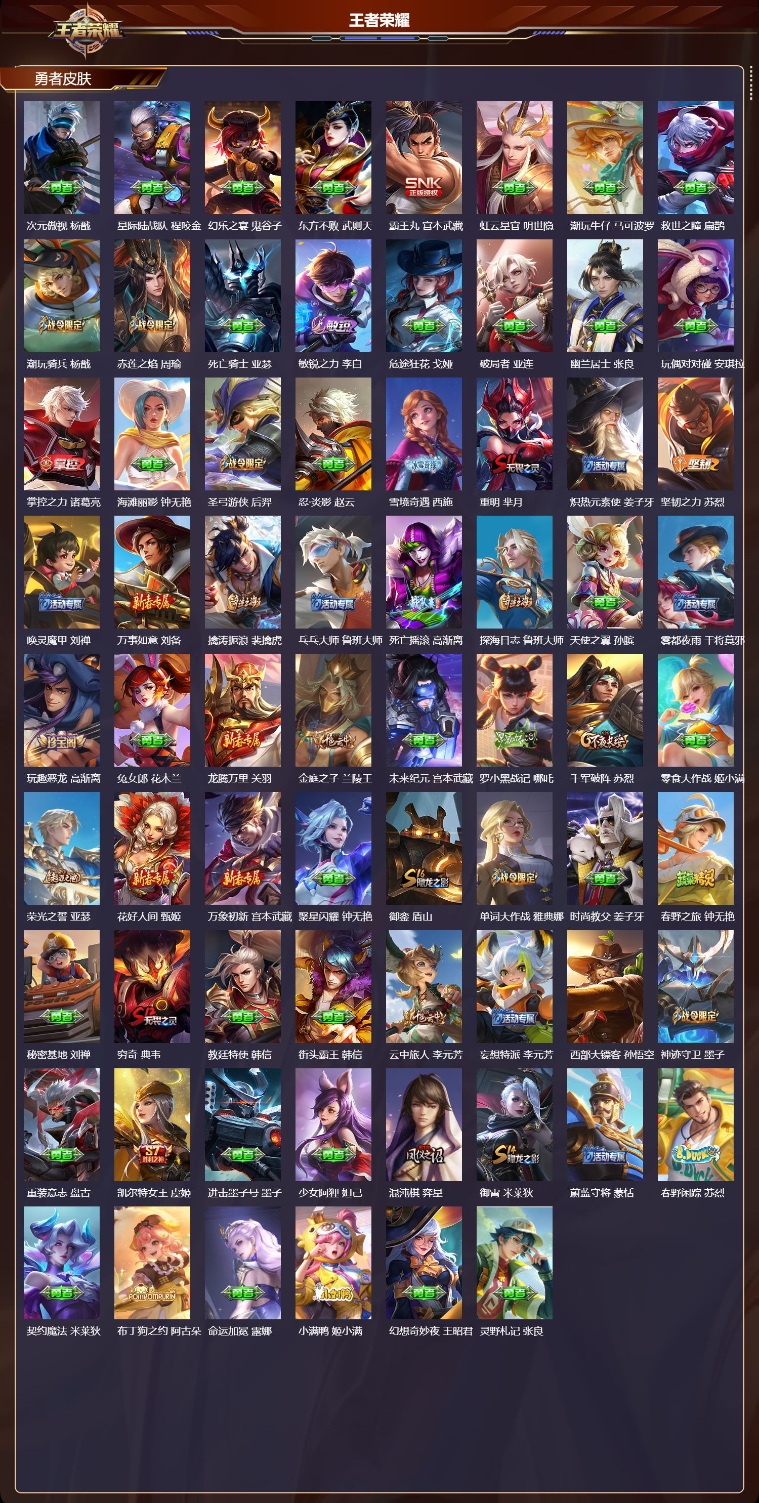 WZCMW3466830王者荣耀账号详情图5 WZCMW3466830王者荣耀账号详情图5