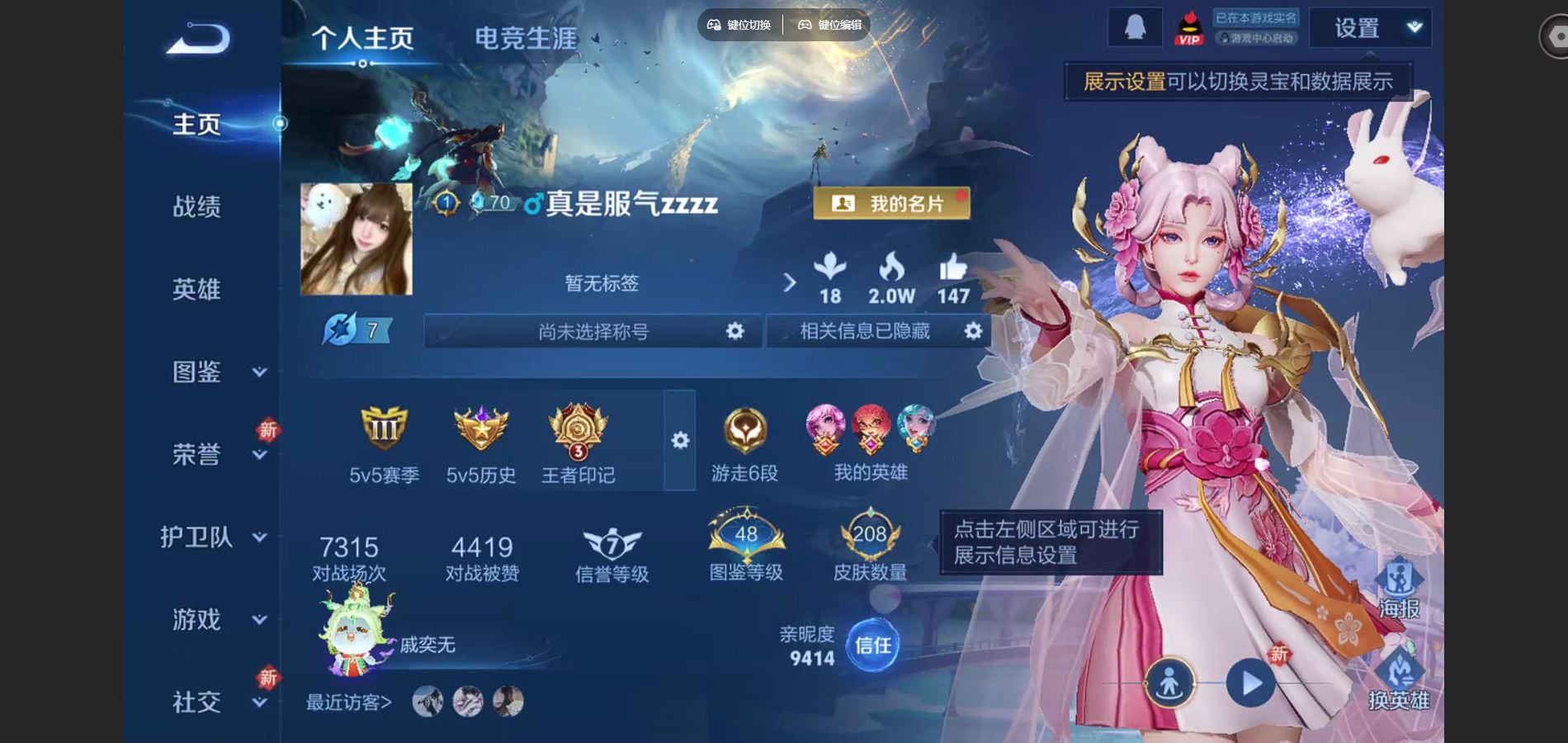 WZCMW424971王者荣耀账号详情图2