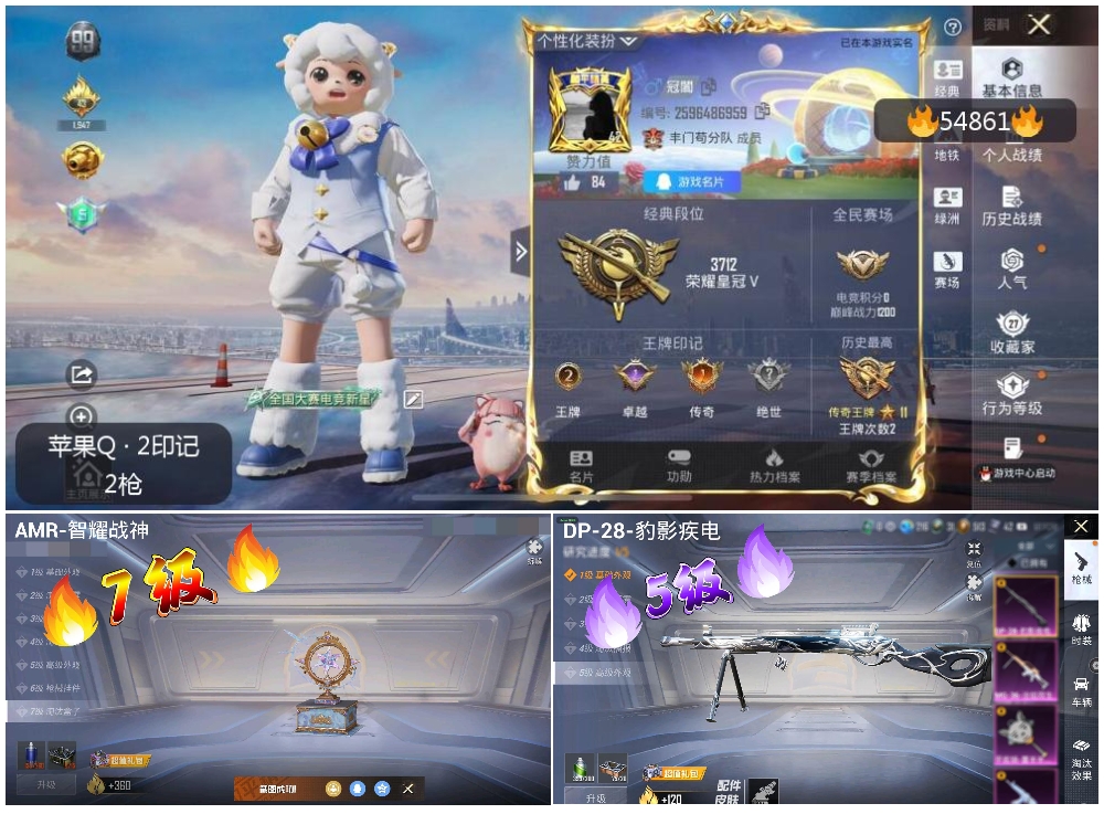HPSJ3451649和平精英账号详情图2